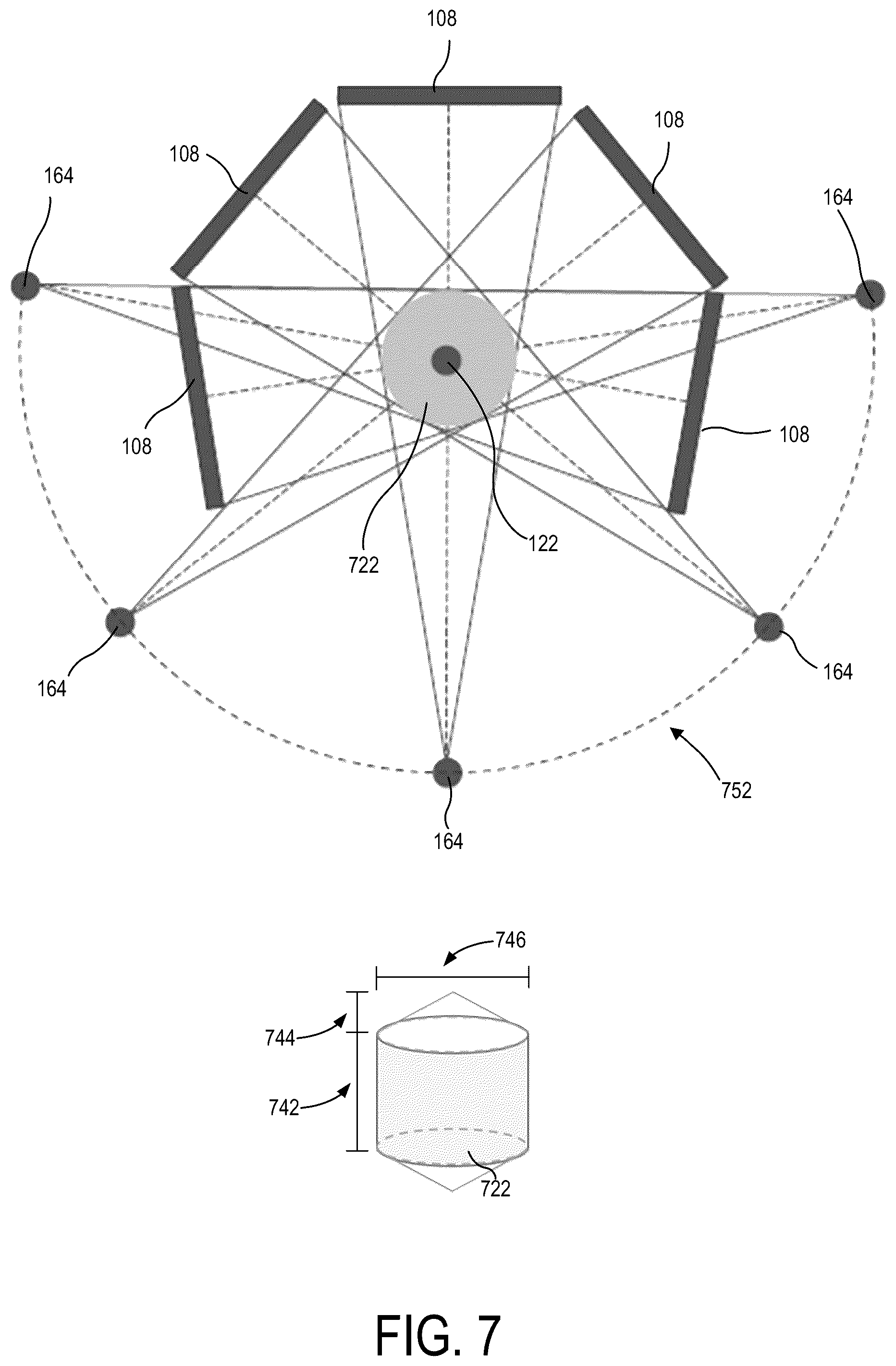 Patent US12324691 Figure 6 – Cone beam computed tomography centering with augmented reality
