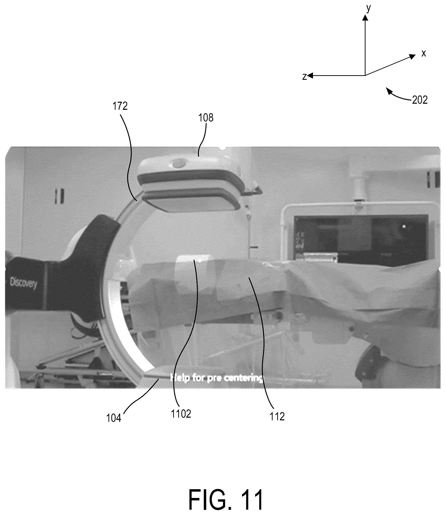 Patent US12324691 Figure 10 – Cone beam computed tomography centering with augmented reality