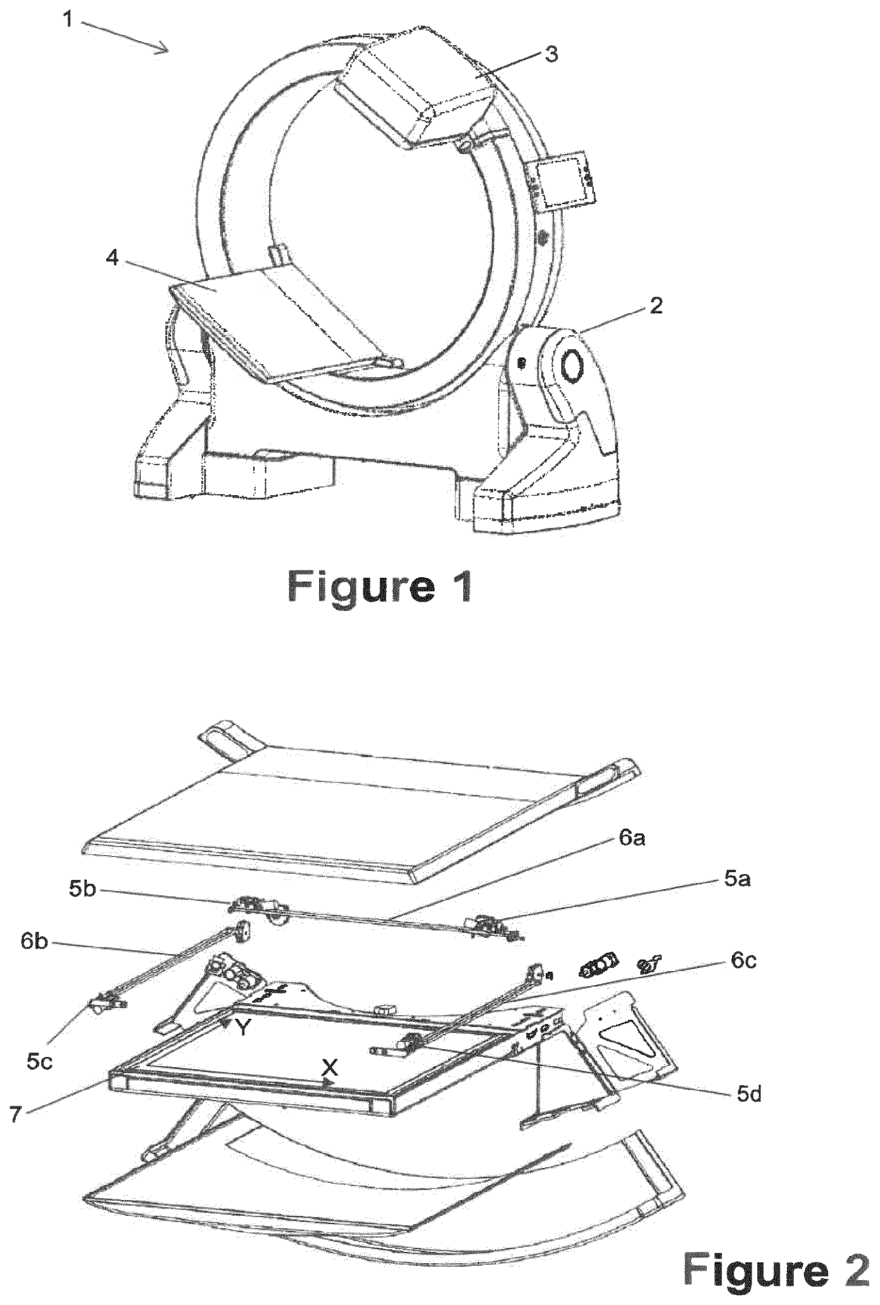 Patent US12324693 Figure 1 – Method and system for projecting an incision marker onto a patient