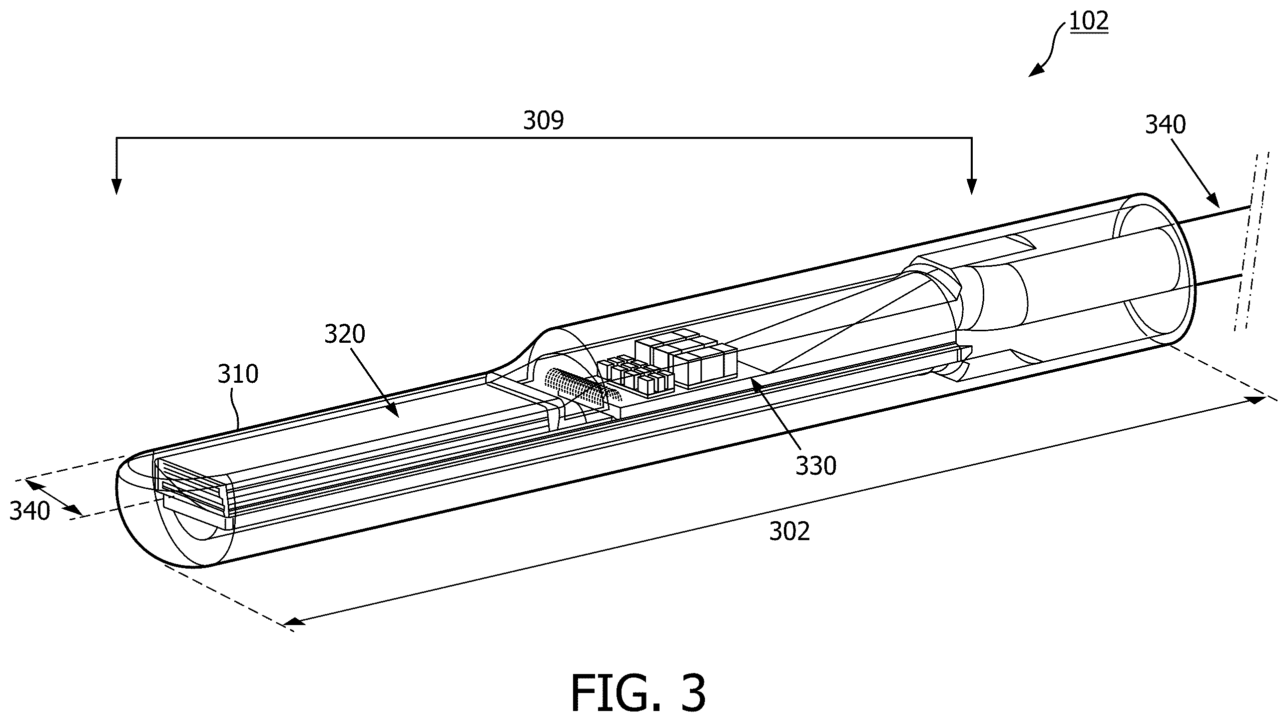 Patent US12324701 Figure 3 – Intra-cardiac echocardiography interposer