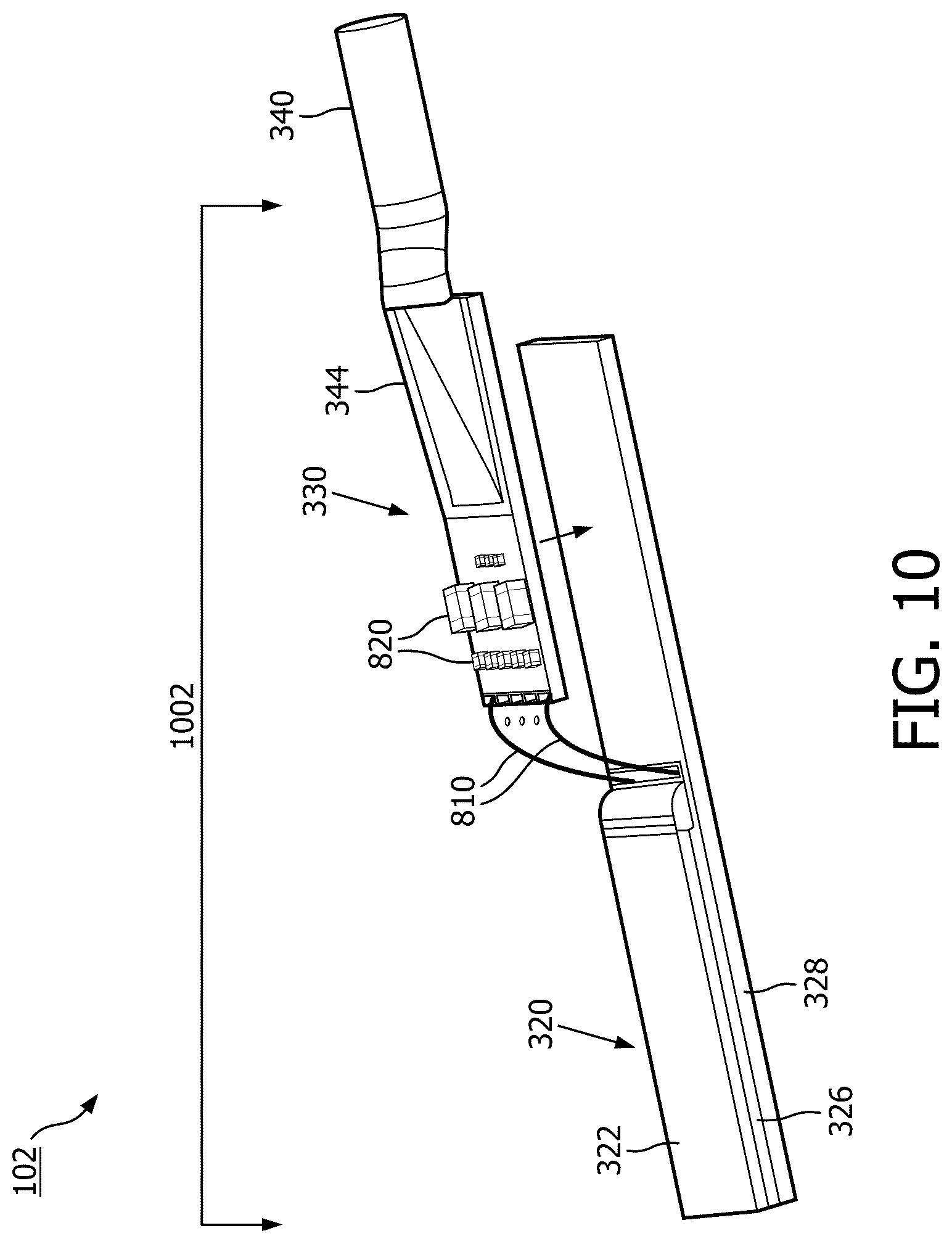 Patent US12324701 Figure 10 – Intra-cardiac echocardiography interposer