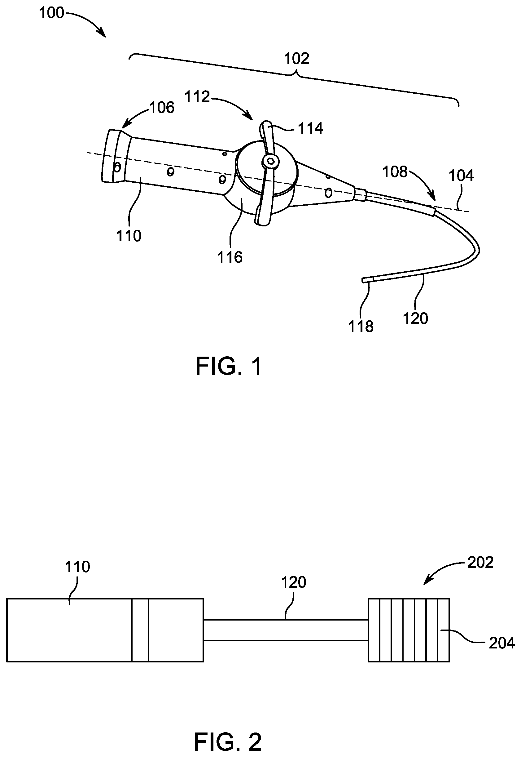 Patent US12324702 Figure 1 – Ultrasonic catheter