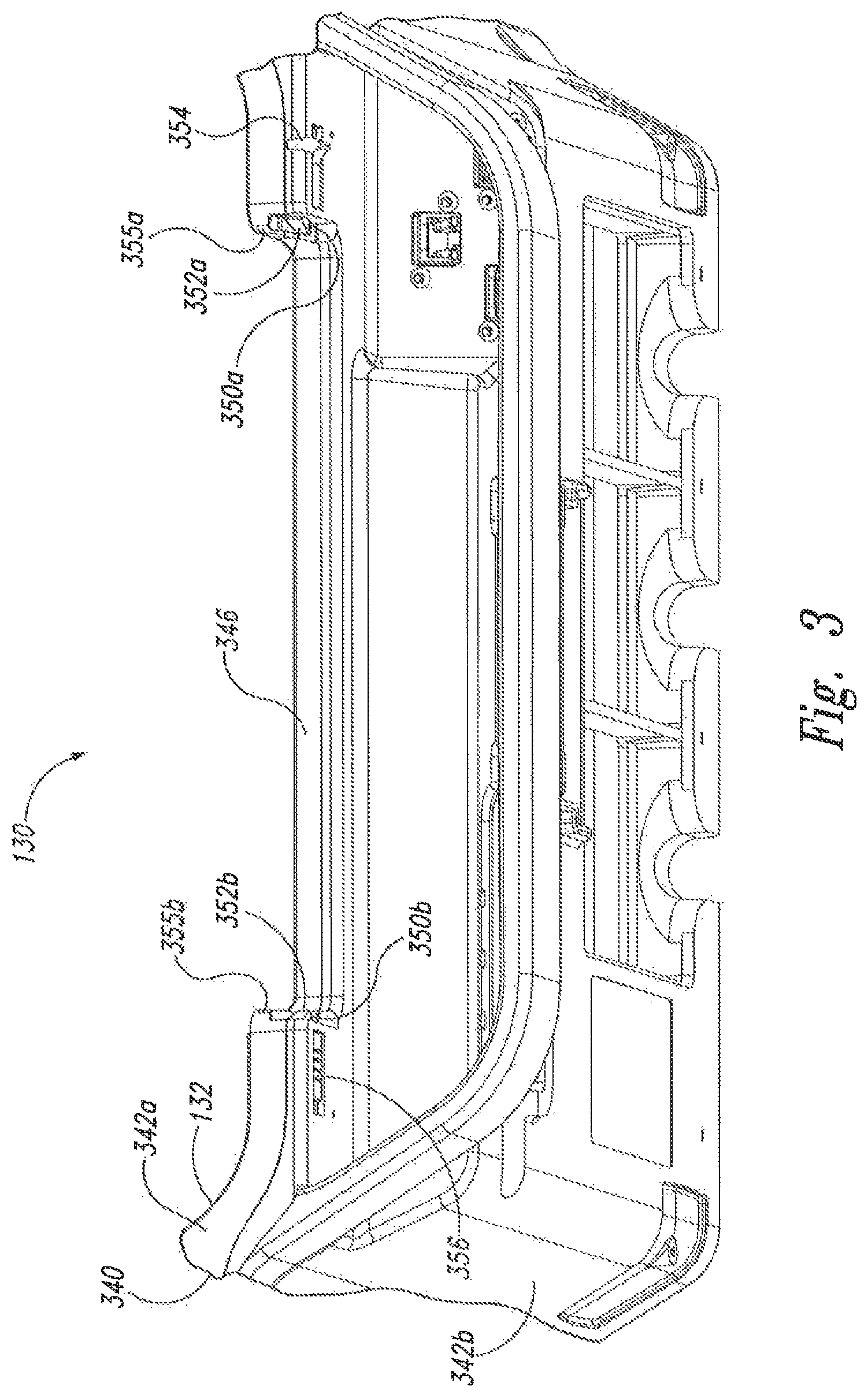 Patent US12324705 Figure 8 – Handle system for transport, dock retention and desktop positioning of a portable medical device