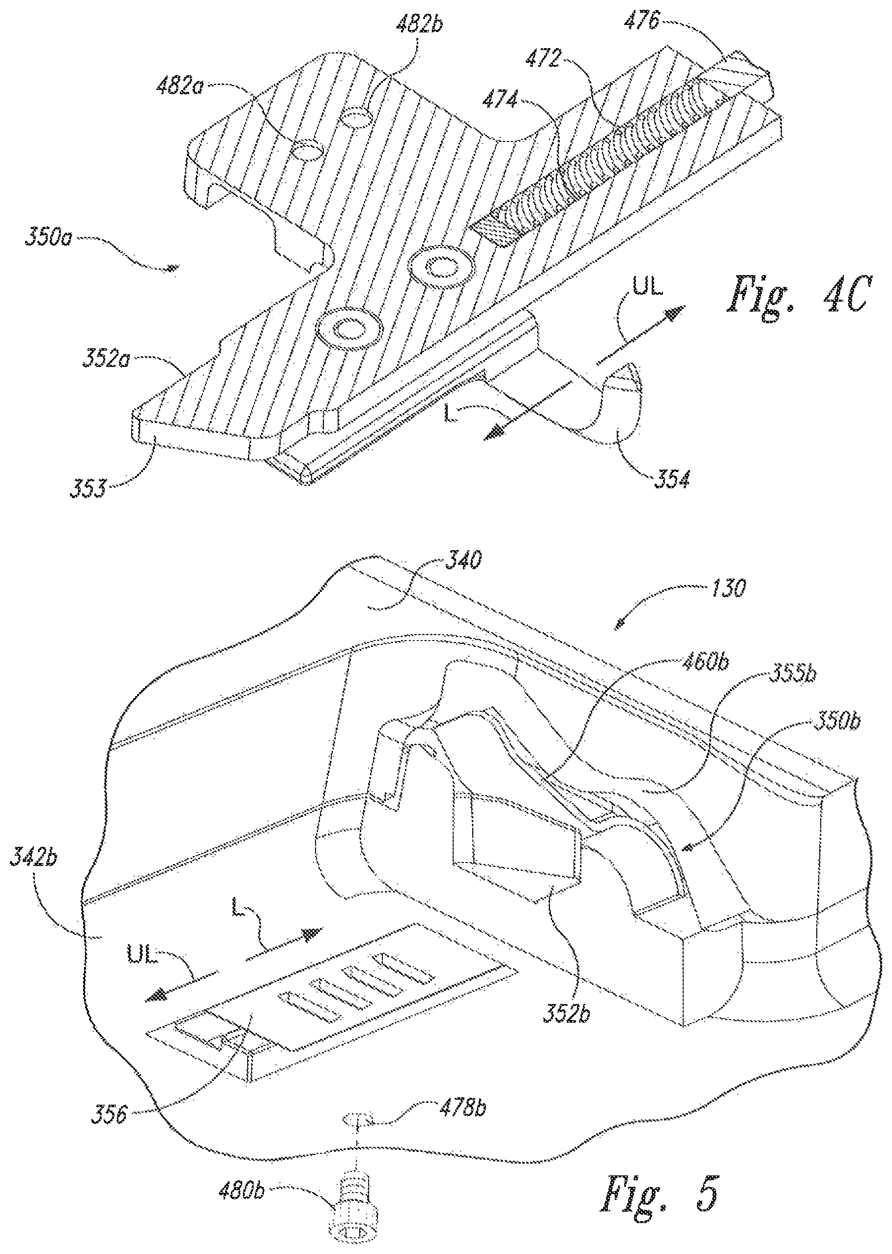 Patent US12324705 Figure 10 – Handle system for transport, dock retention and desktop positioning of a portable medical device