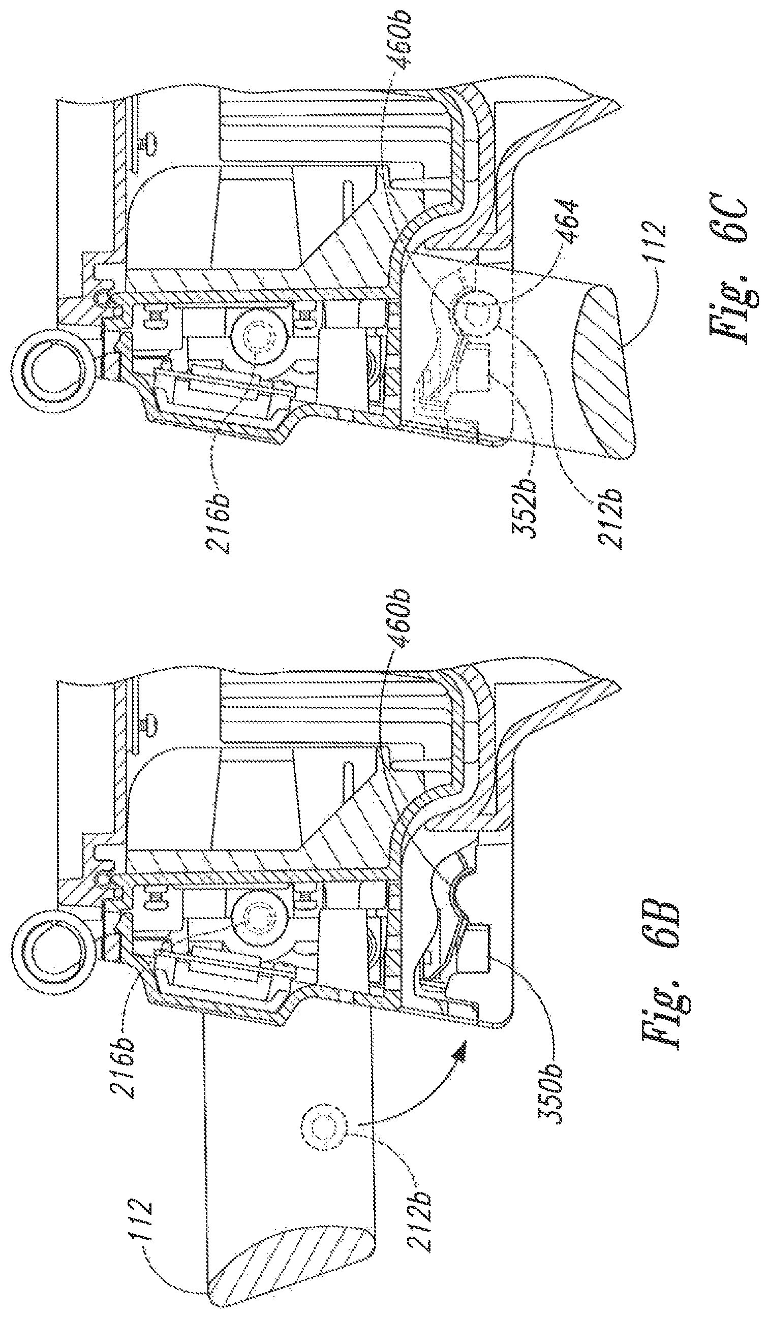 Patent US12324705 Figure 12 – Handle system for transport, dock retention and desktop positioning of a portable medical device