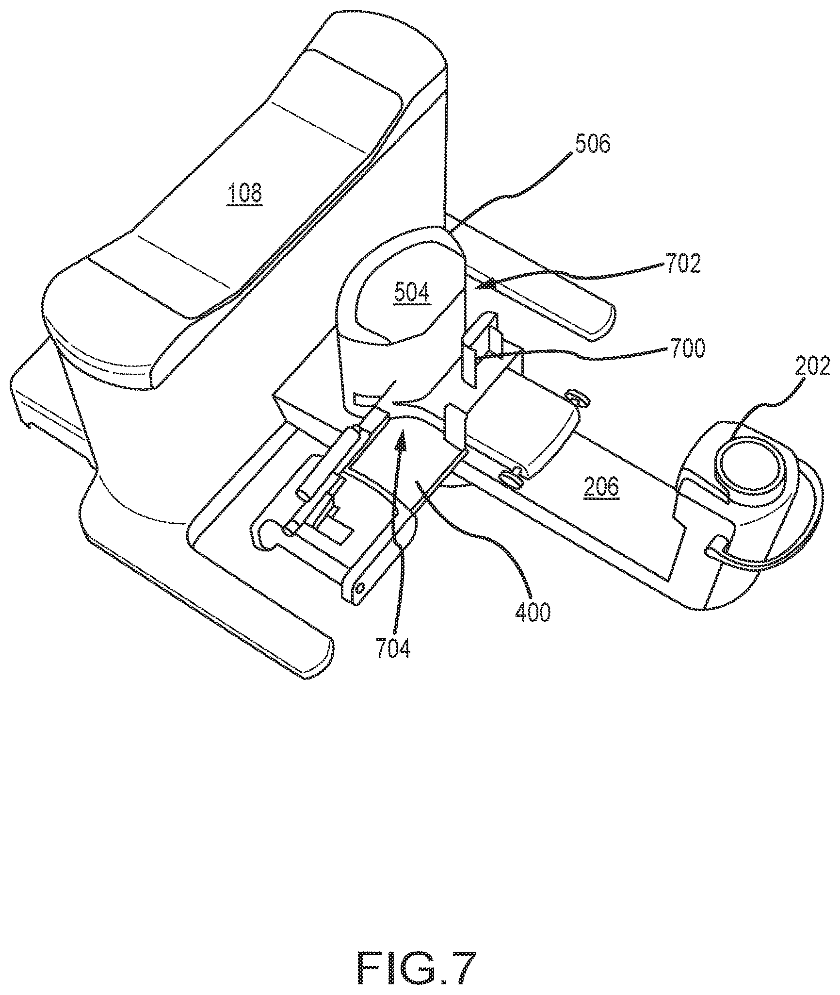 Patent US12324707 Figure 7 – Tomosynthesis-guided biopsy in prone