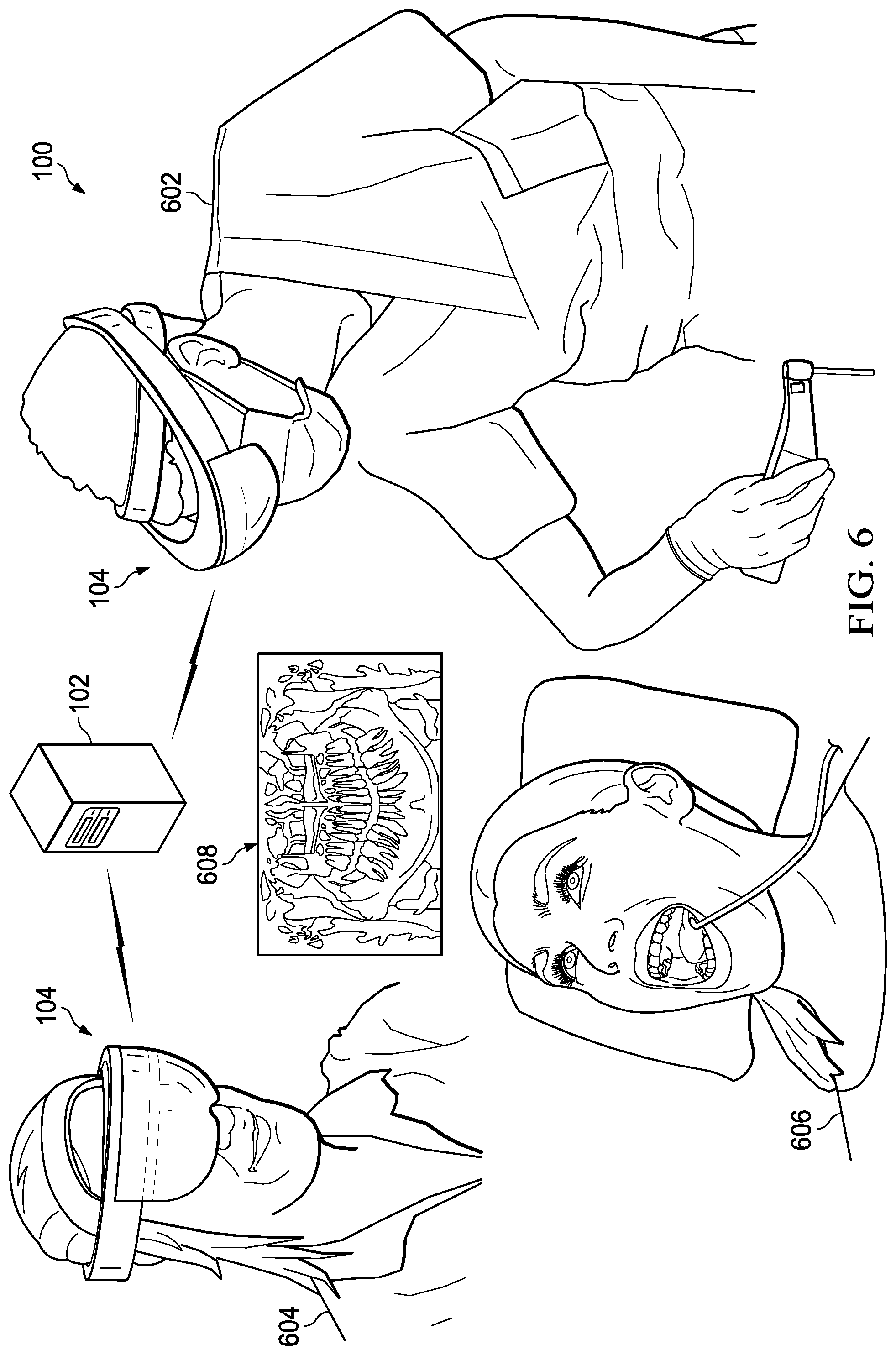 Patent US12324708 Figure 5 – Augmented reality dental surgery