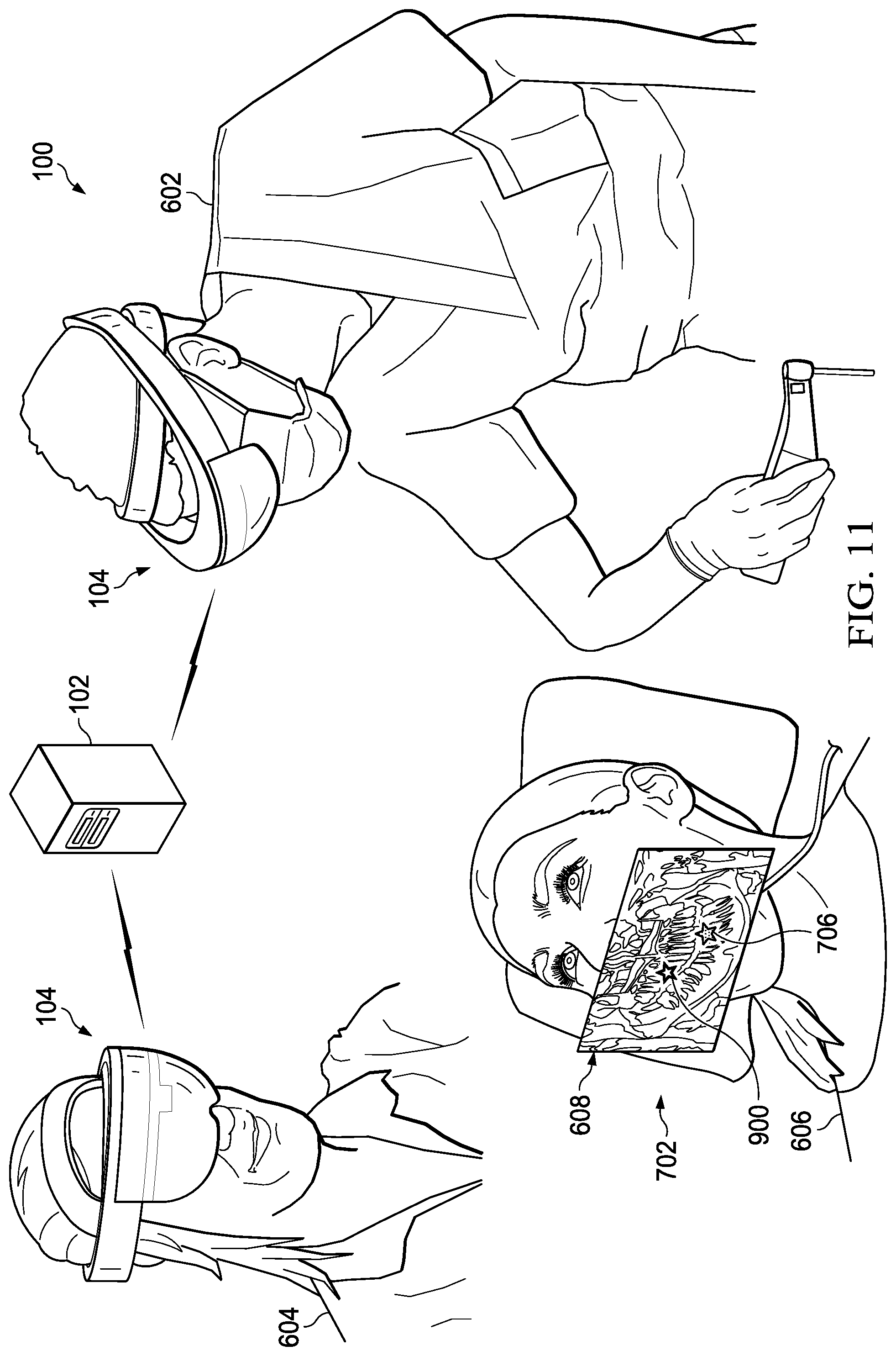 Patent US12324708 Figure 10 – Augmented reality dental surgery