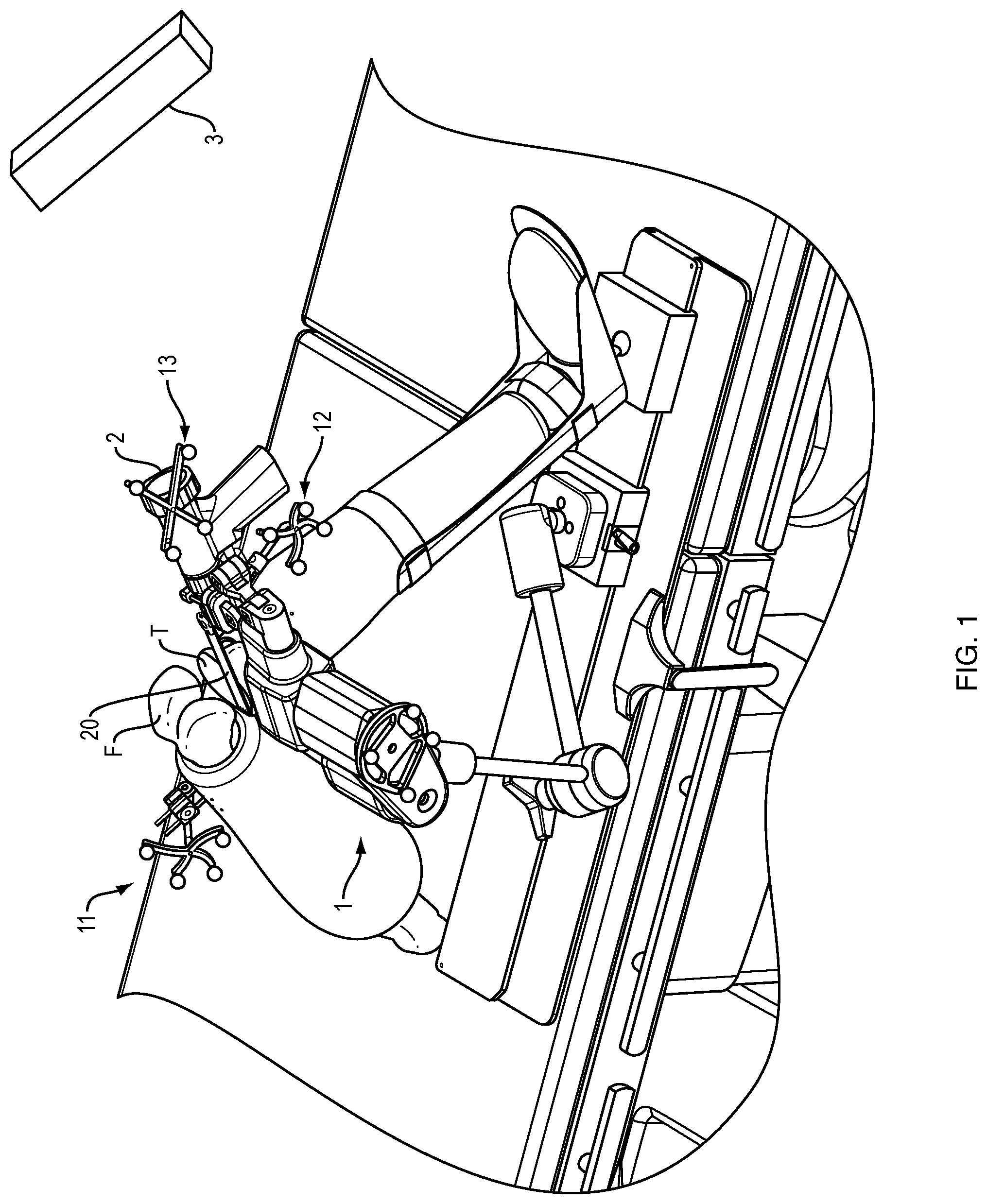 Patent US12324710 Figure 1 – Method for disassembling a marker array from an array fixation, and array assembly for performing said method