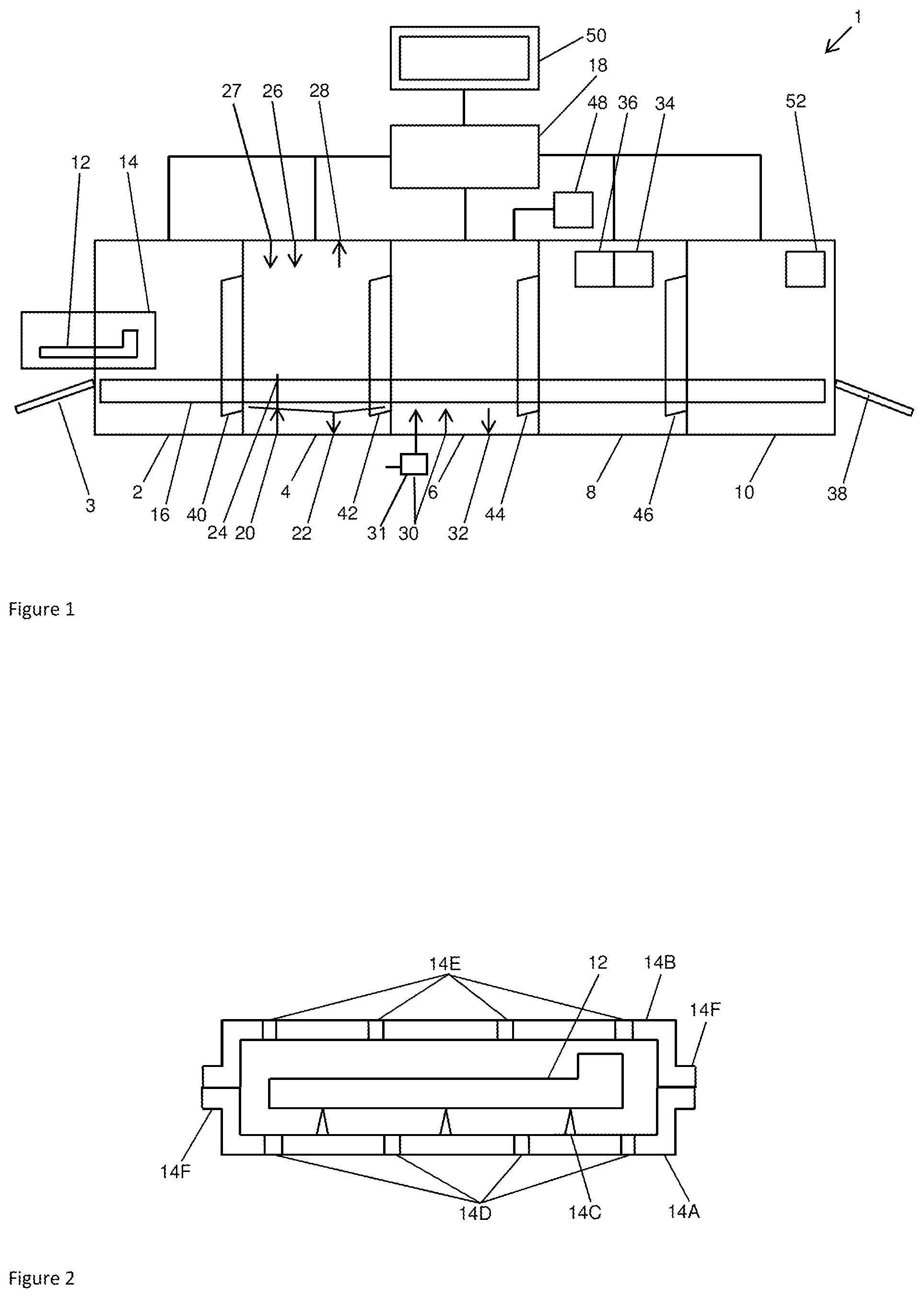 Patent US12324712 Figure 1 – Decontamination device and method for medical instruments