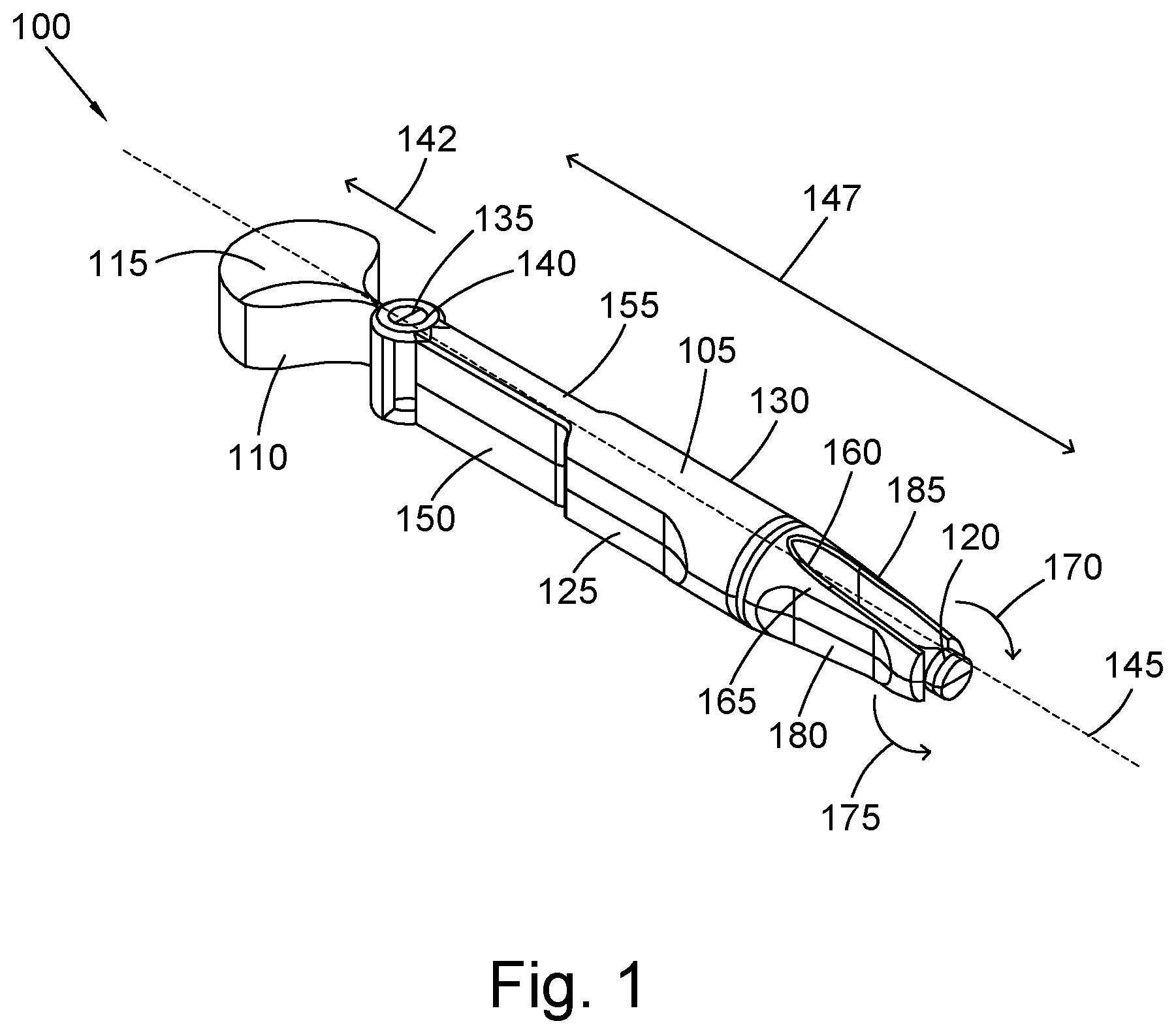 Patent US12324719 Figure 1 – Dental apparatus