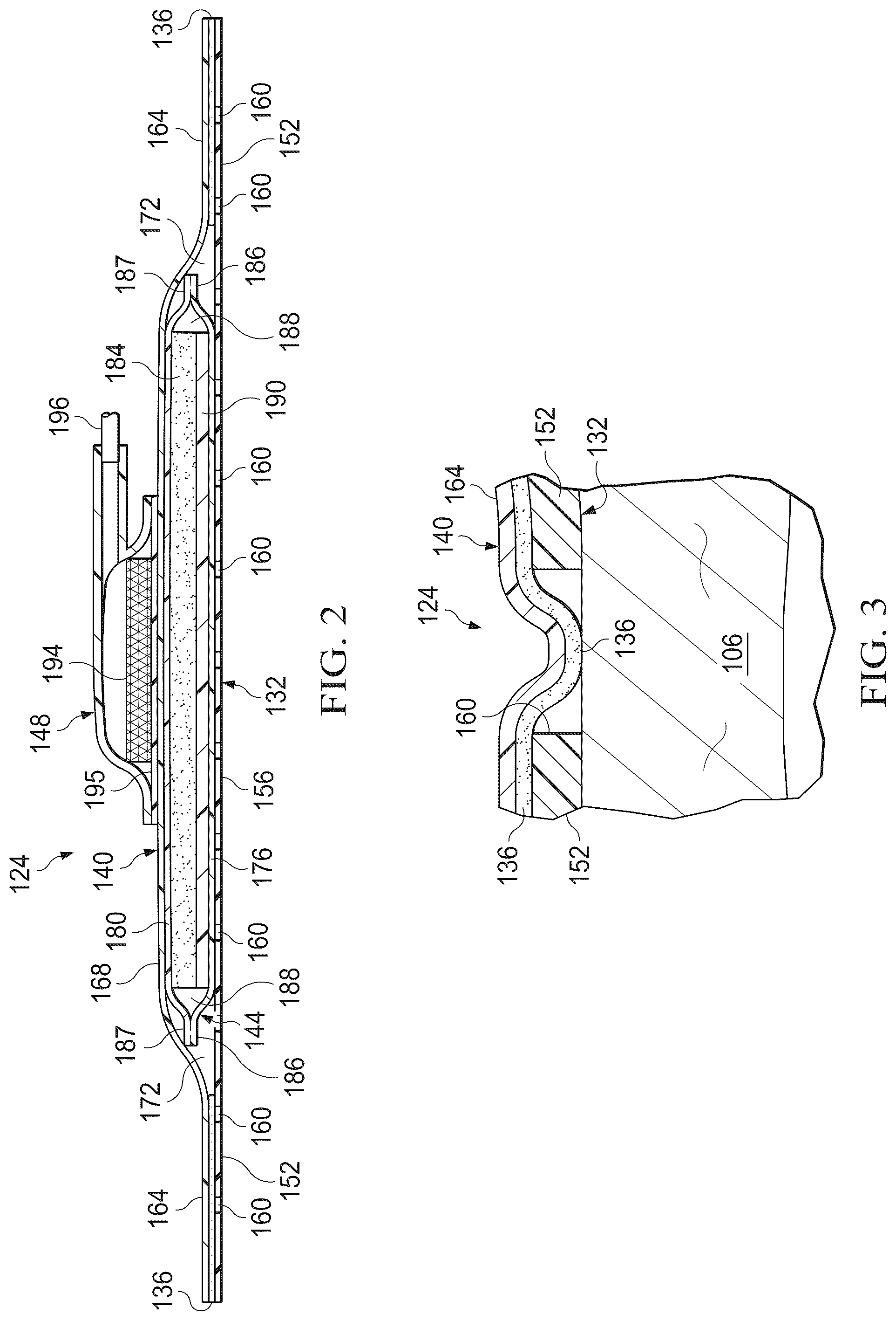 Patent US12324725 Figure 2 – Dressing with sealing and retention interface