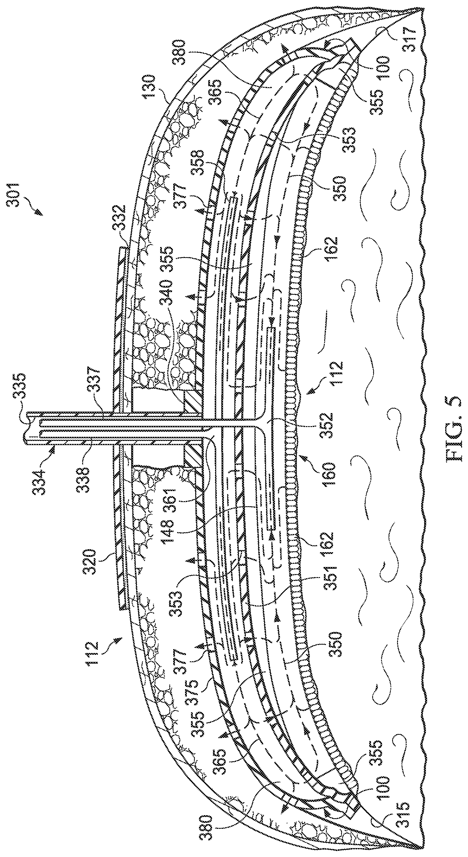 Patent US12324728 Figure 6 – Manifolding apparatus or dressing exhibiting low tissue ingrowth and negative-pressure treatment method