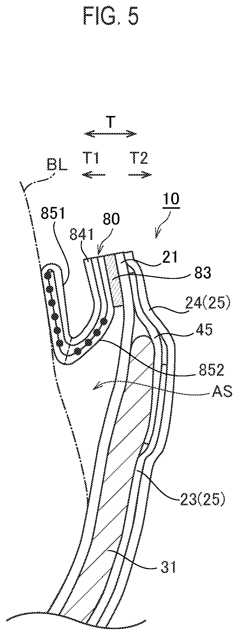 Patent US12324730 Figure 5 – Disposable diaper
