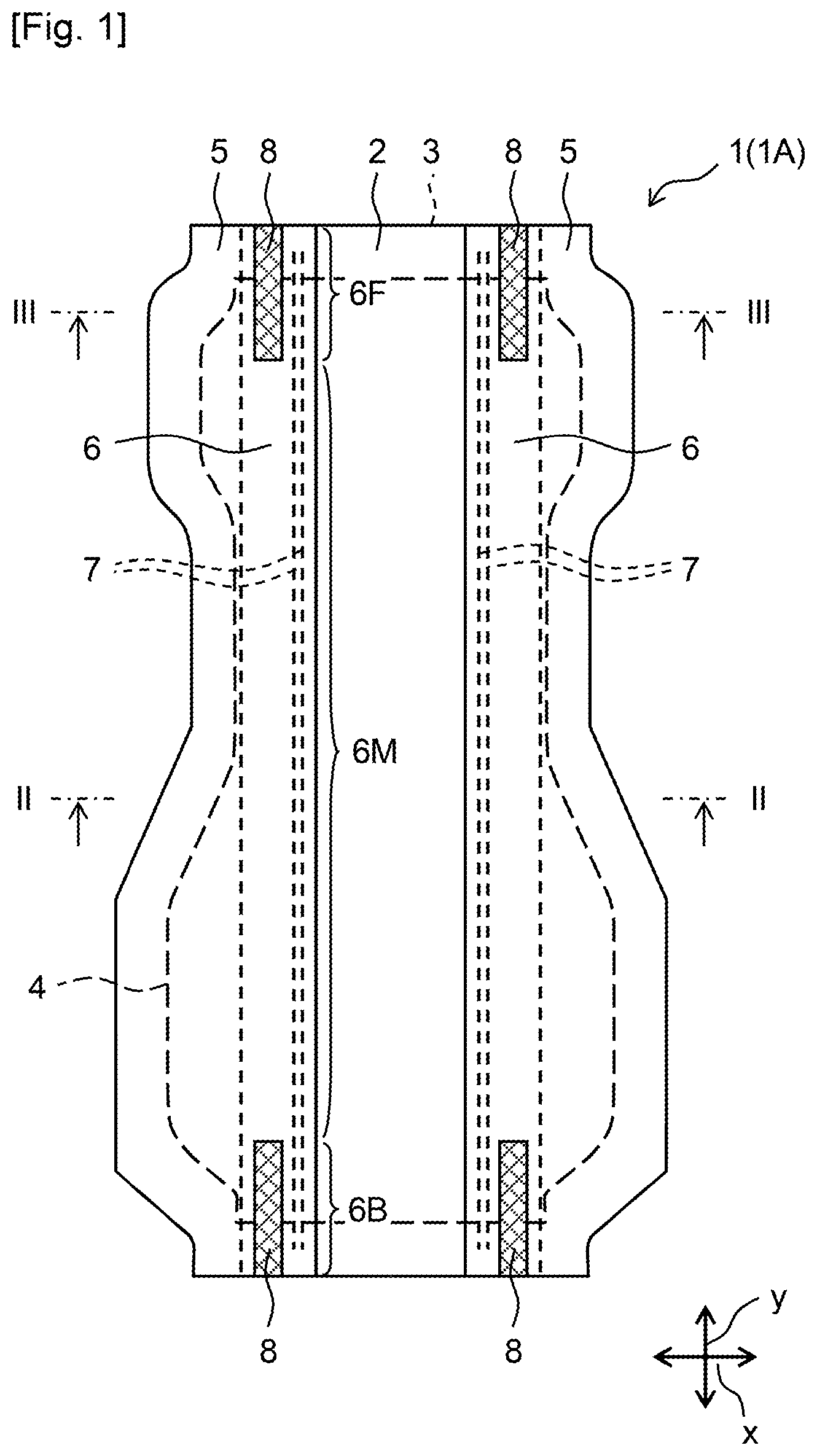 Patent US12324731 — Absorbent article — Figure 1