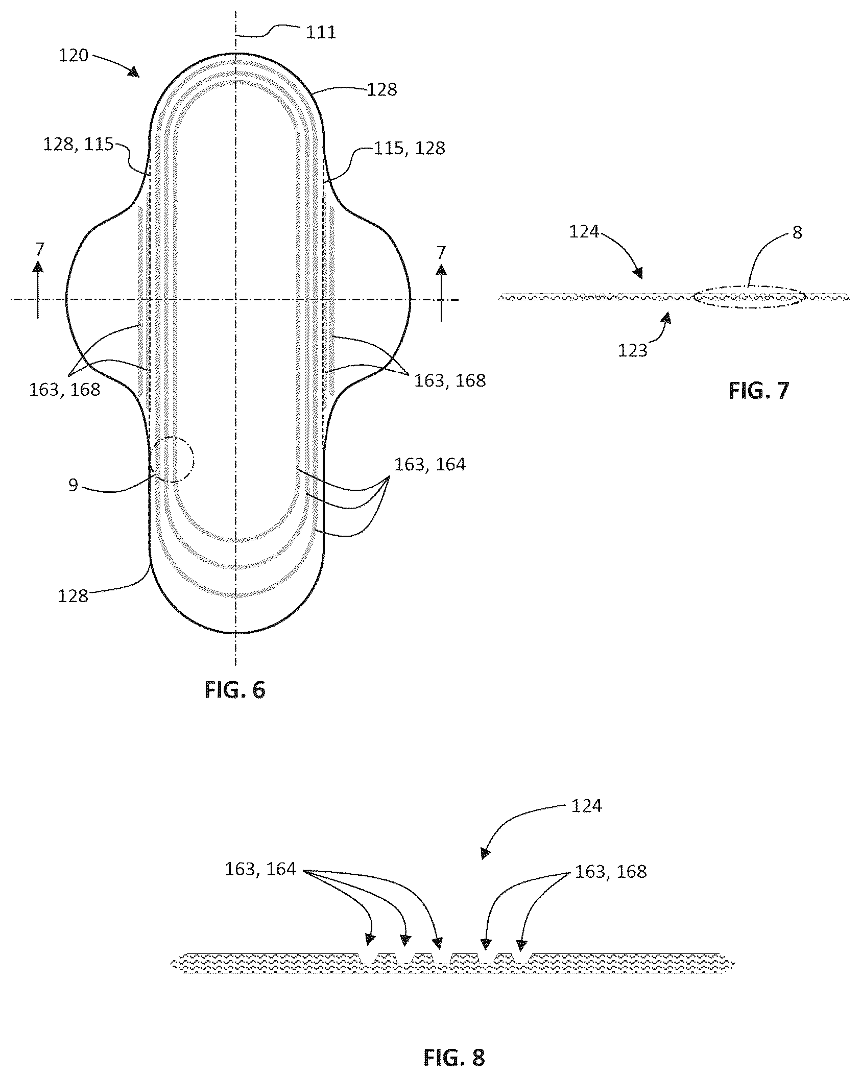 Patent US12324732 Figure 5 – Absorbent article with function-formed topsheet, and method for manufacturing