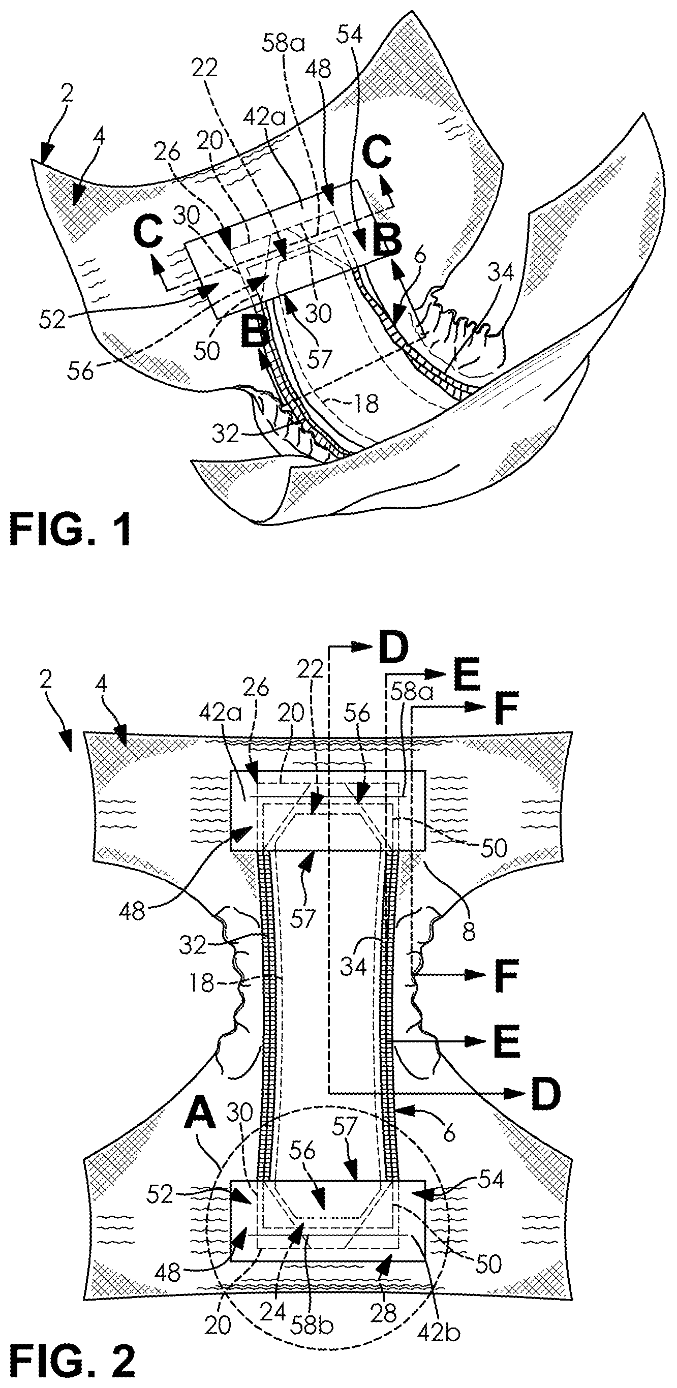 Patent US12324733 Figure 1 – Insert patch with liquid barrier