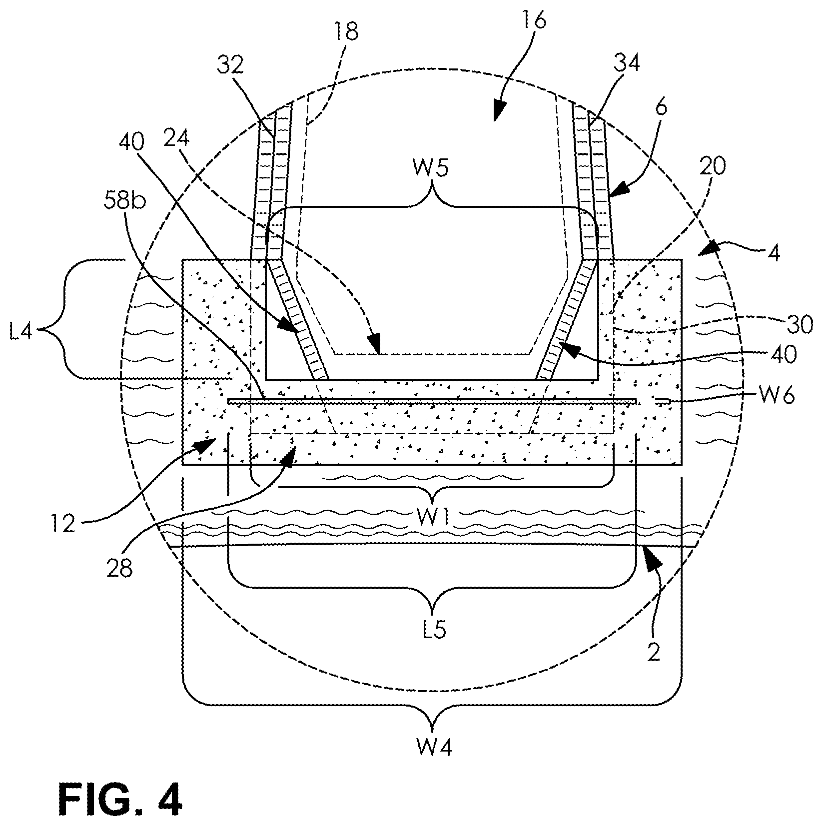 Patent US12324733 Figure 3 – Insert patch with liquid barrier