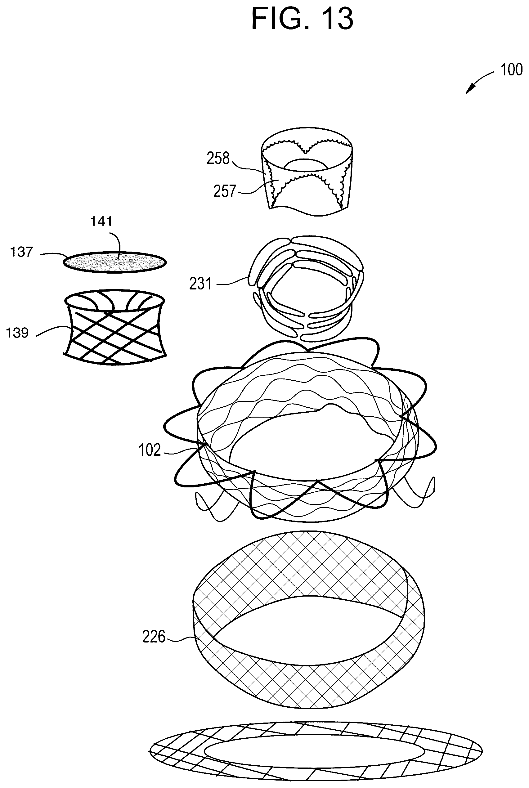 Patent US12324737 Figure 8 – Tricuspid regurgitation control devices for orthogonal transcatheter heart valve prosthesis