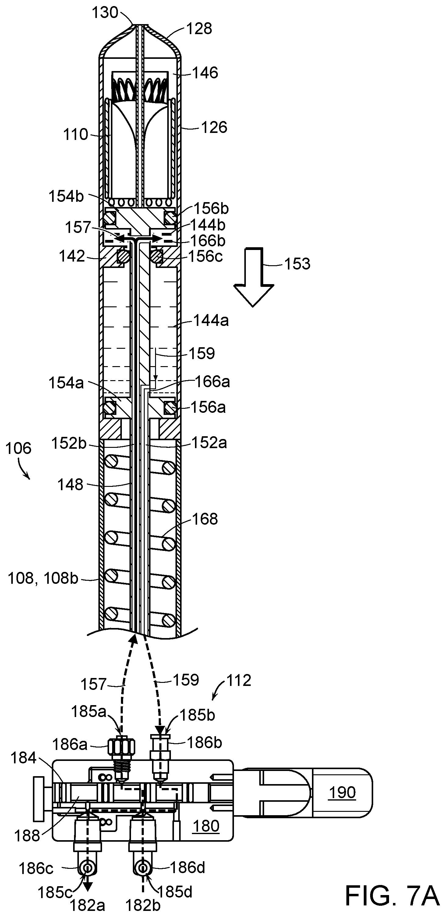 Patent US12324738 Figure 5 – Hydraulic delivery systems with flow diversion devices and associated methods