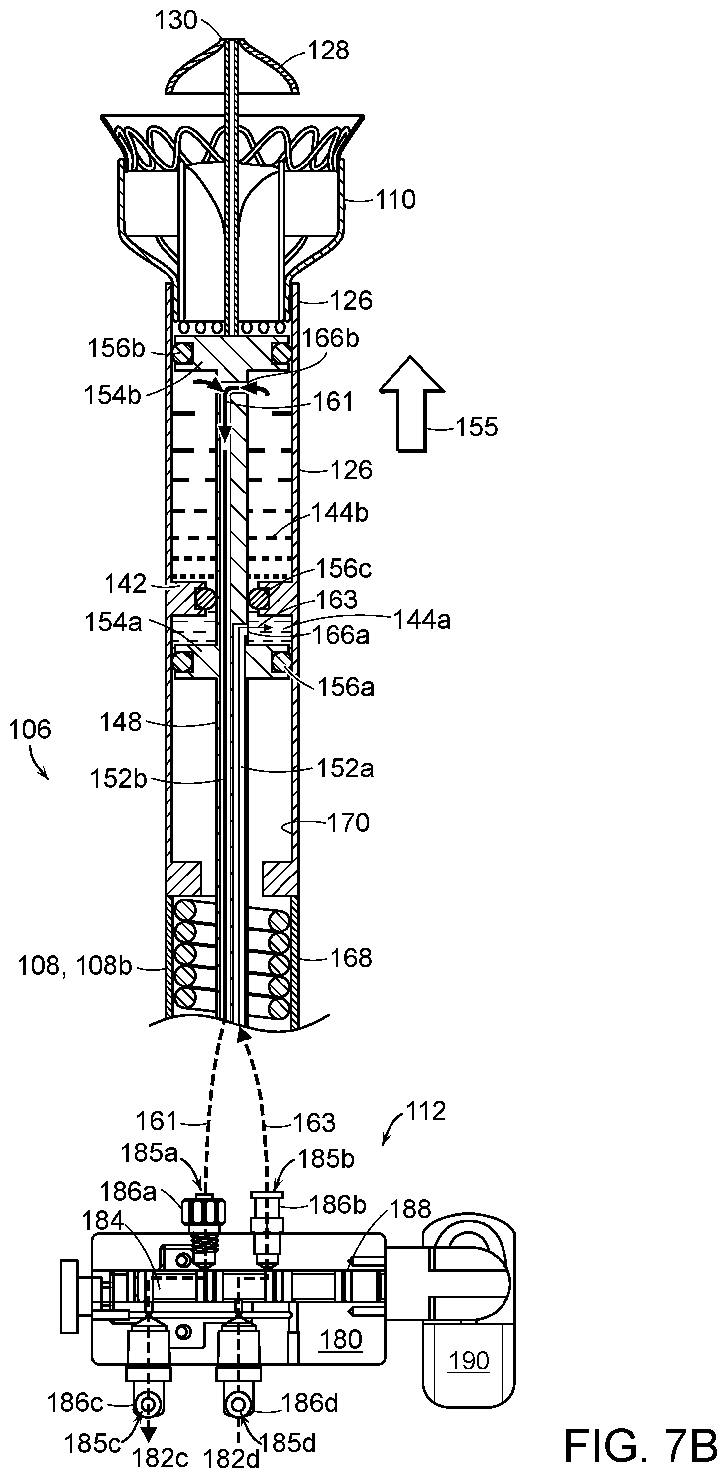 Patent US12324738 Figure 6 – Hydraulic delivery systems with flow diversion devices and associated methods