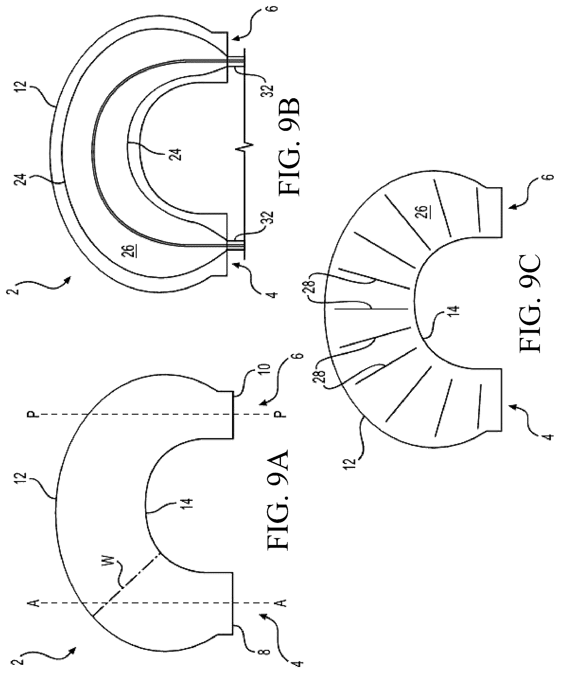 Patent US12324742 Figure 8 – Orthopedic implants having circumferential and non-circumferential fibers