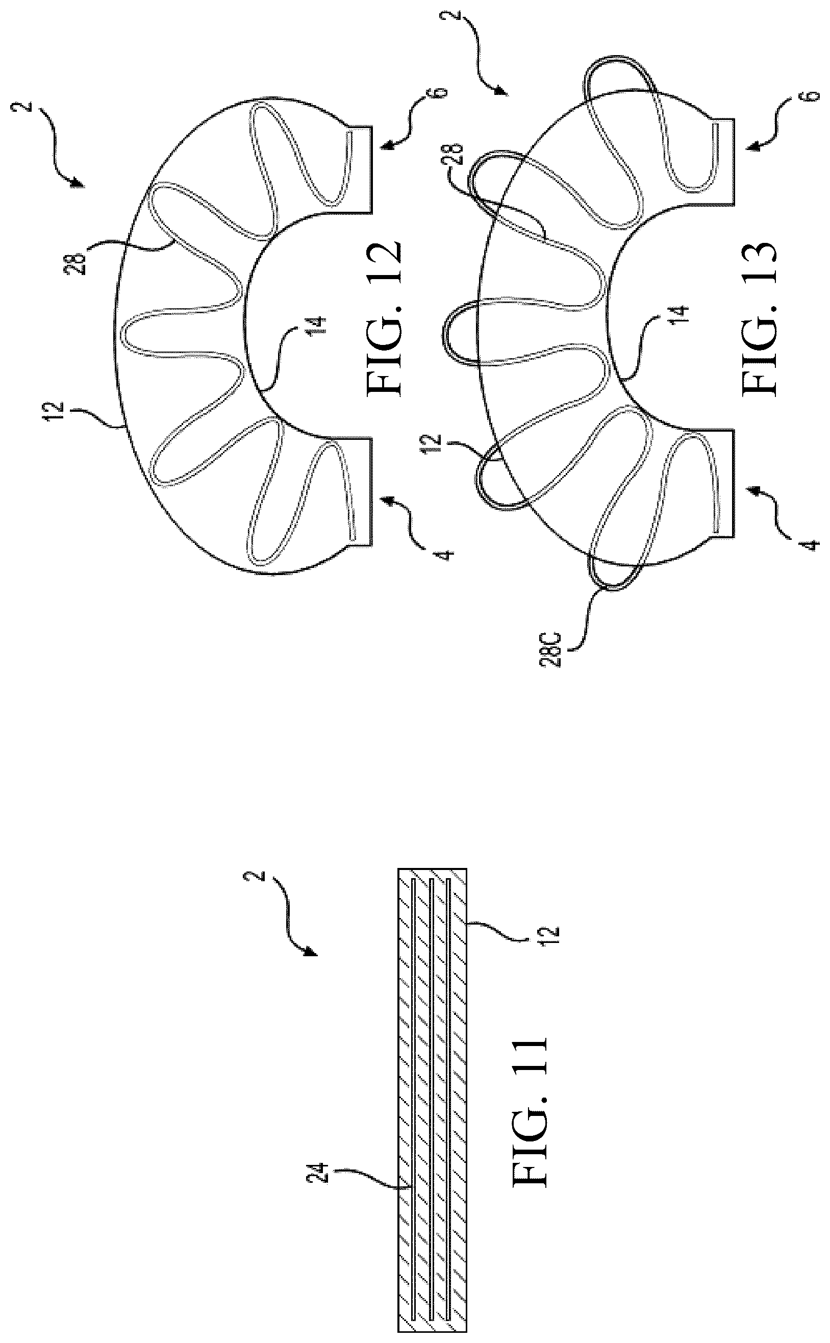 Patent US12324742 Figure 10 – Orthopedic implants having circumferential and non-circumferential fibers