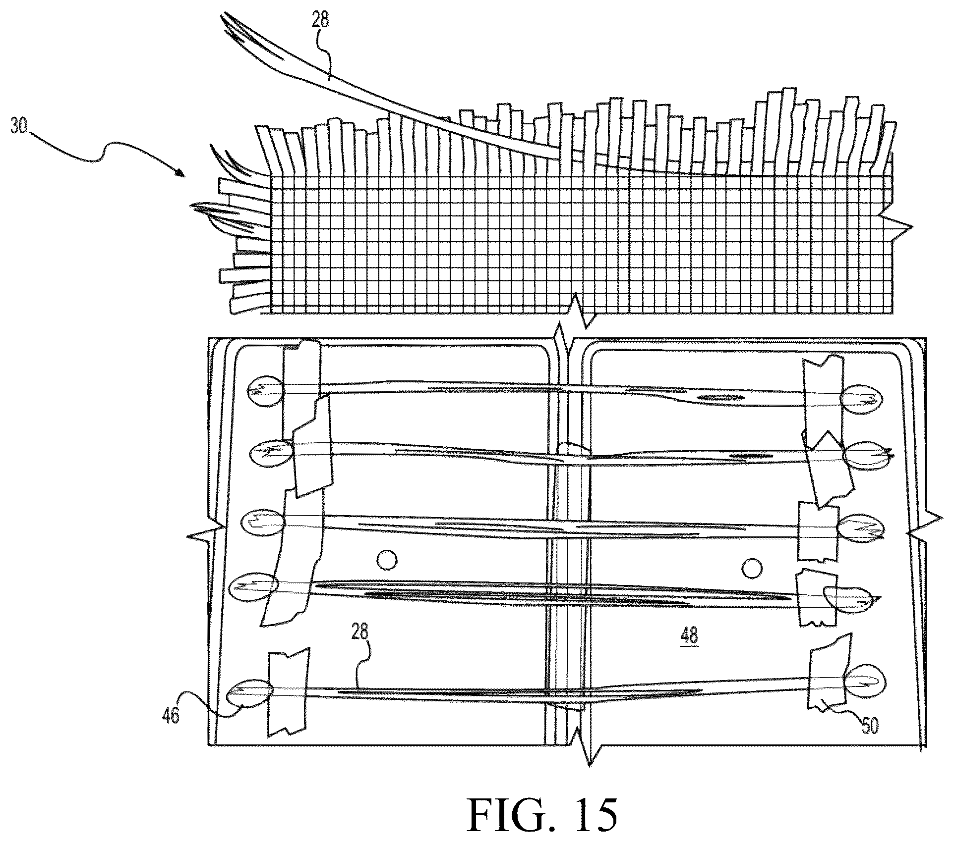 Patent US12324742 Figure 14 – Orthopedic implants having circumferential and non-circumferential fibers