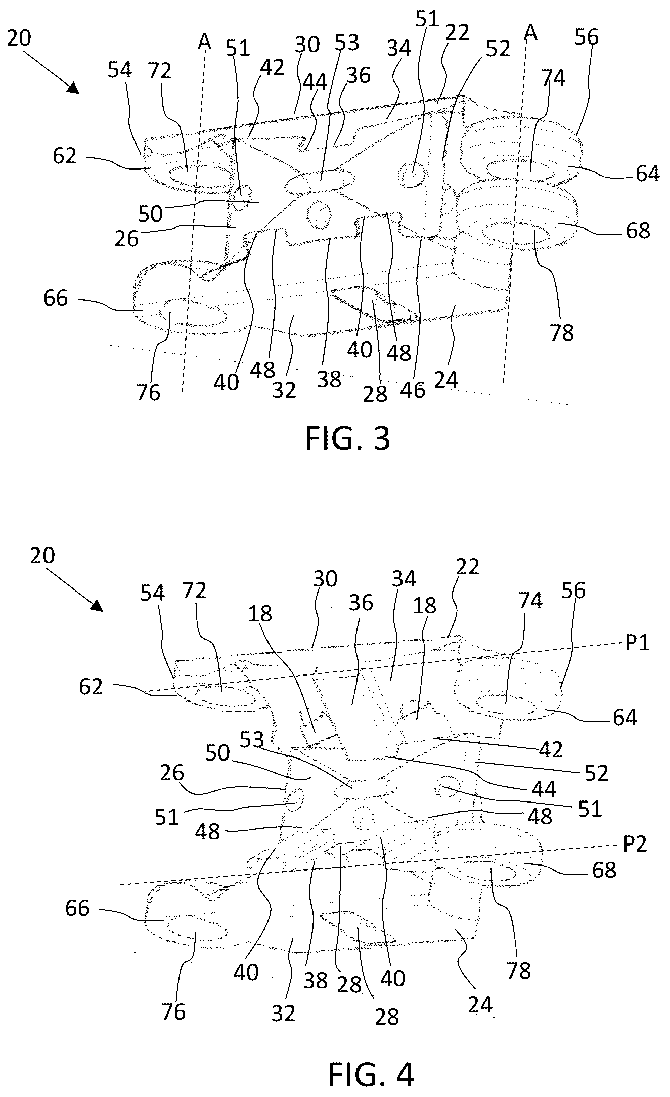 Patent US12324745 Figure 2 – Articulating expandable interbody fusions devices