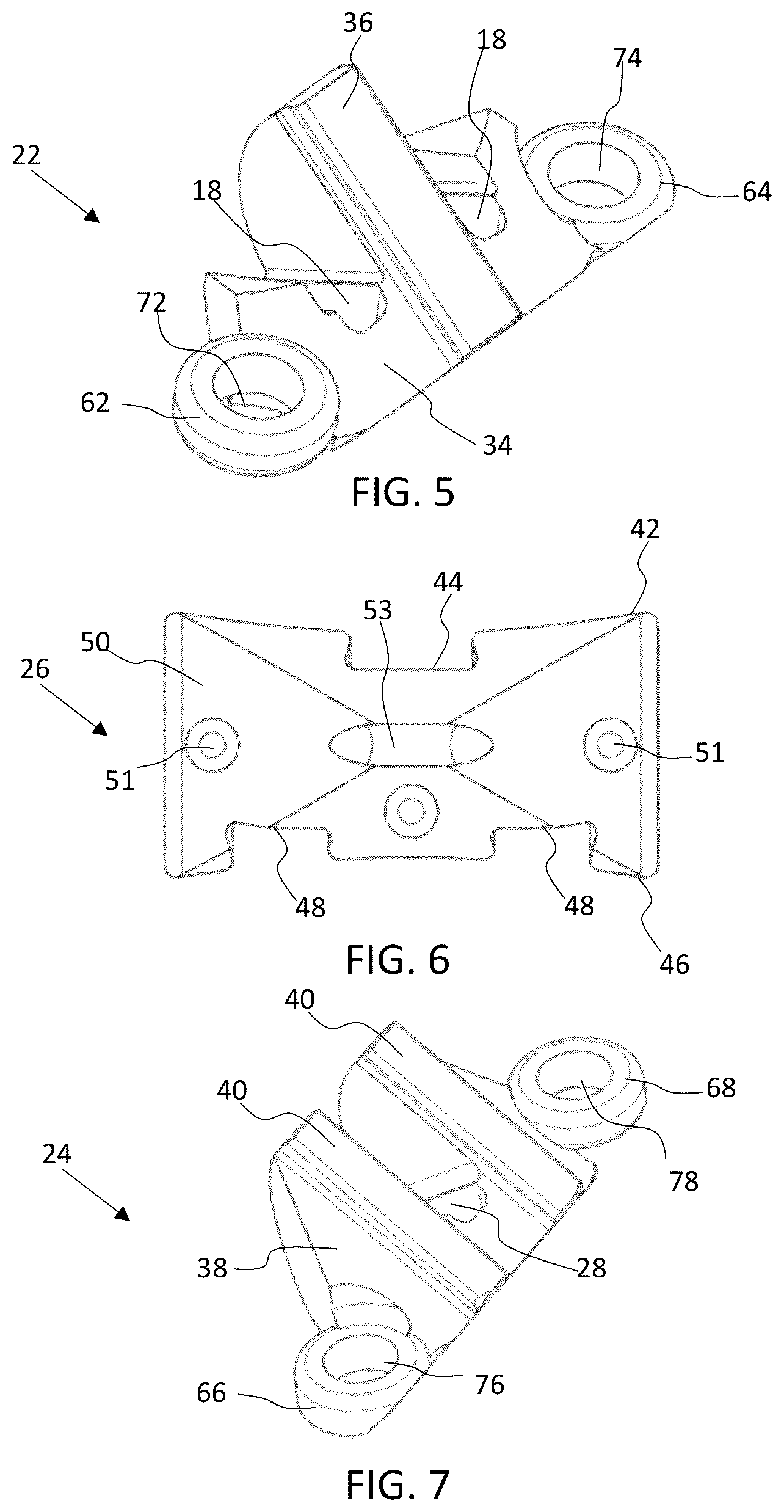 Patent US12324745 Figure 3 – Articulating expandable interbody fusions devices