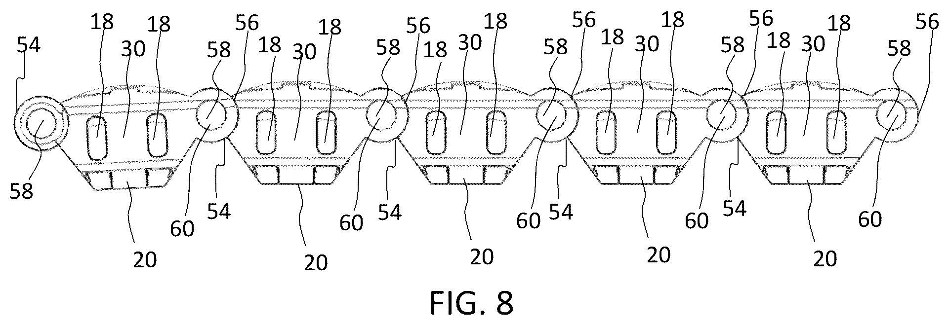 Patent US12324745 Figure 4 – Articulating expandable interbody fusions devices
