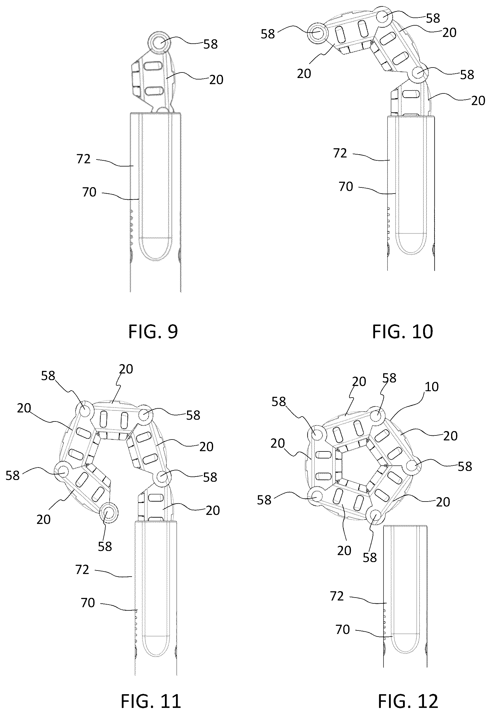 Patent US12324745 Figure 5 – Articulating expandable interbody fusions devices