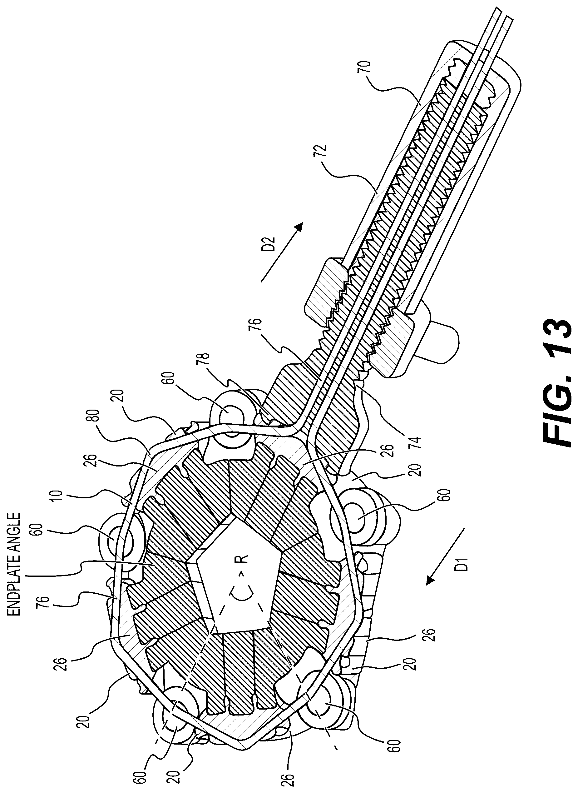 Patent US12324745 Figure 6 – Articulating expandable interbody fusions devices