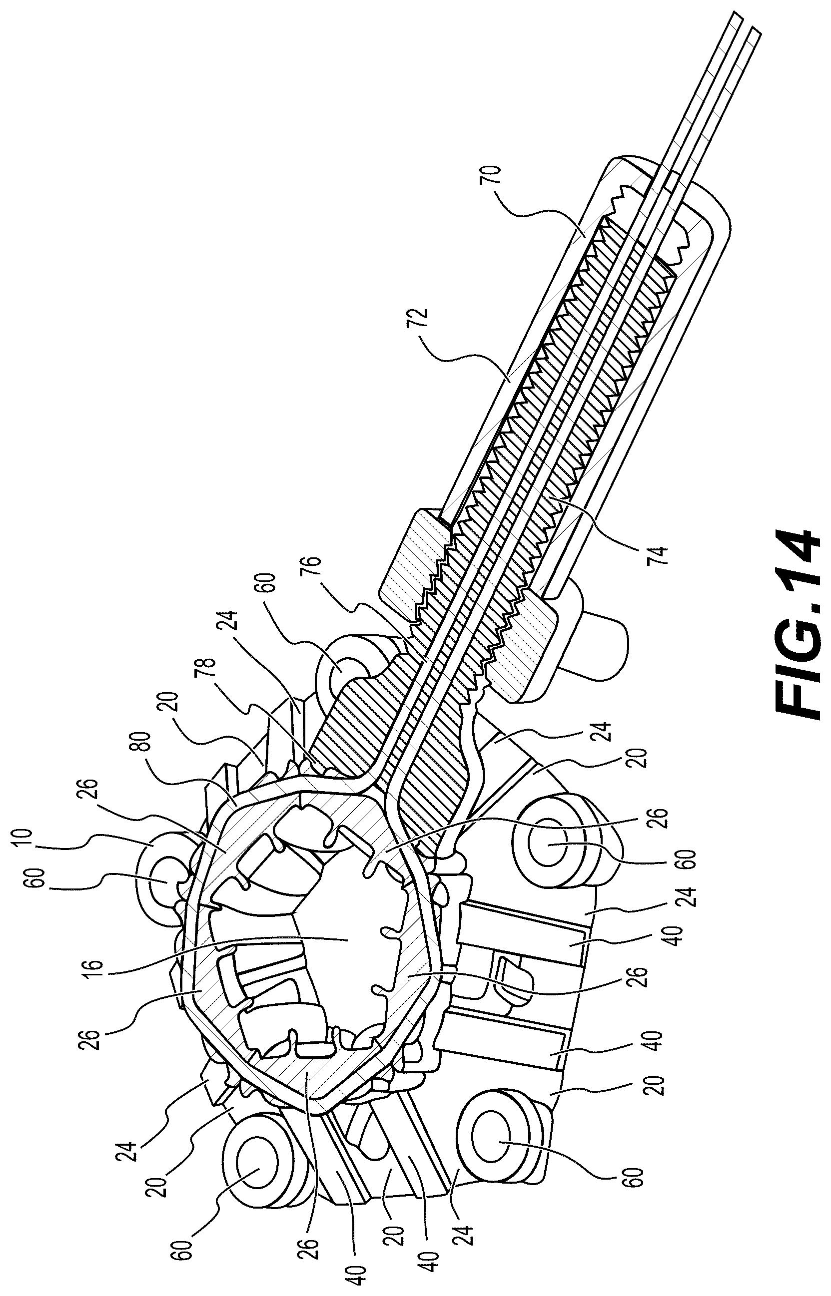 Patent US12324745 Figure 7 – Articulating expandable interbody fusions devices
