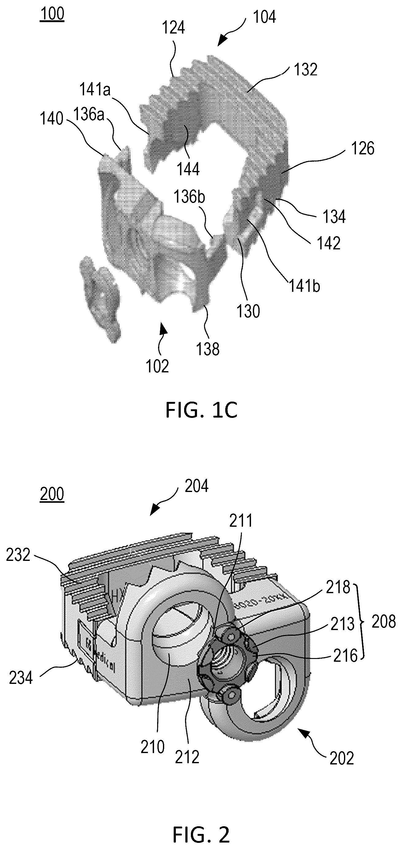Patent US12324746 Figure 2 – Implant, system including implant, and method of using system