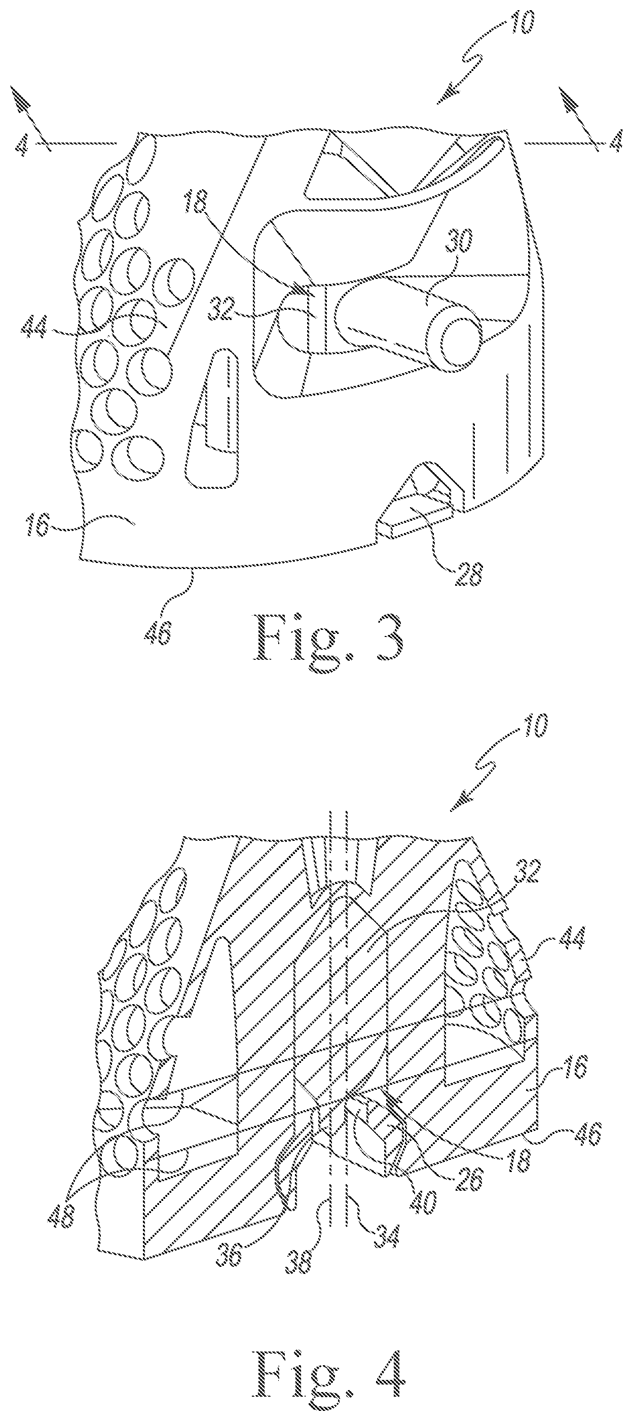 Patent US12324749 Figure 3 – Impaction handle for implanting a tibial tray of an orthopaedic knee prosthesis and associated method of making the same