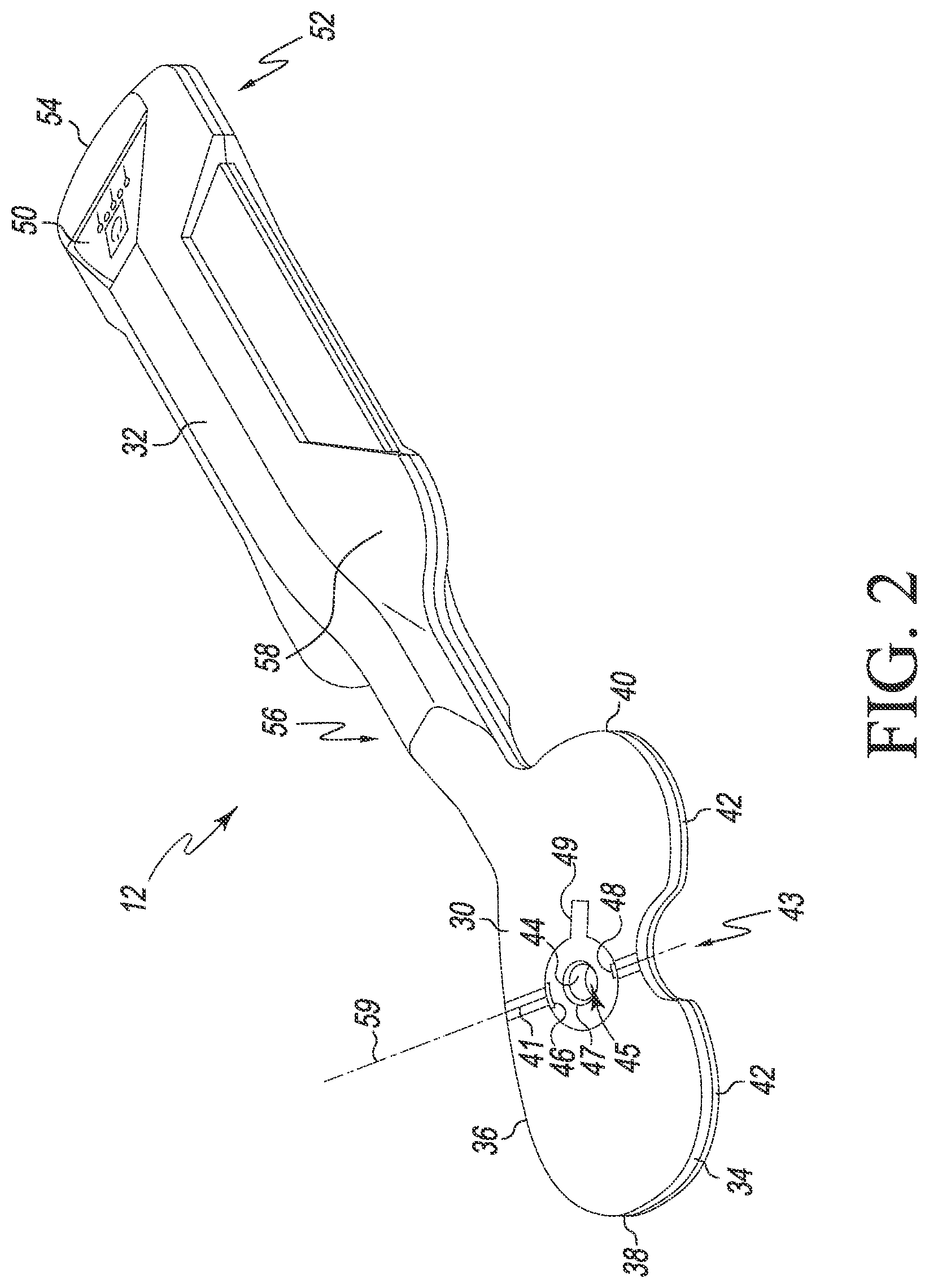 Patent US12324752 Figure 2 – Orthopaedic surgical system for determining joint forces of a patient's knee joint