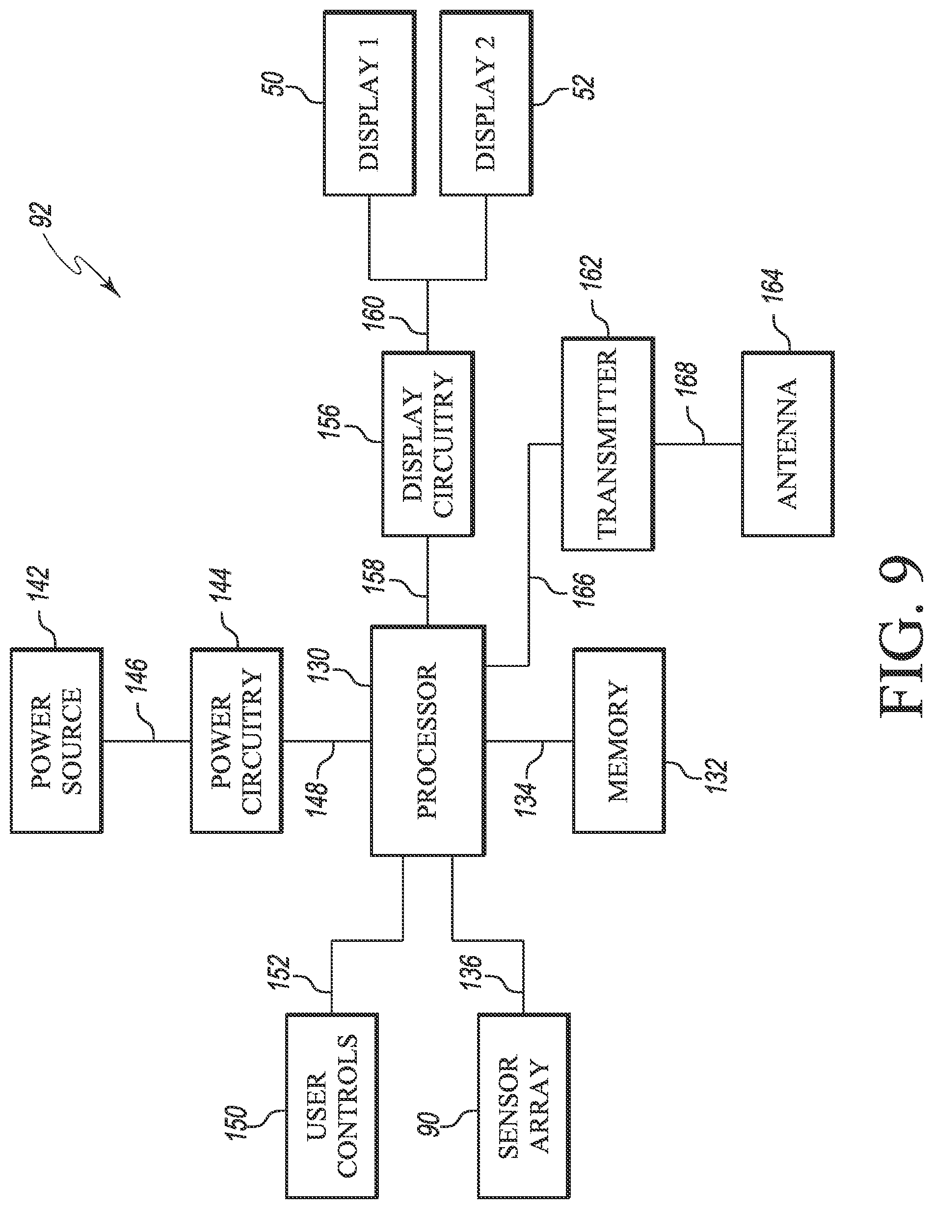 Patent US12324752 Figure 8 – Orthopaedic surgical system for determining joint forces of a patient's knee joint