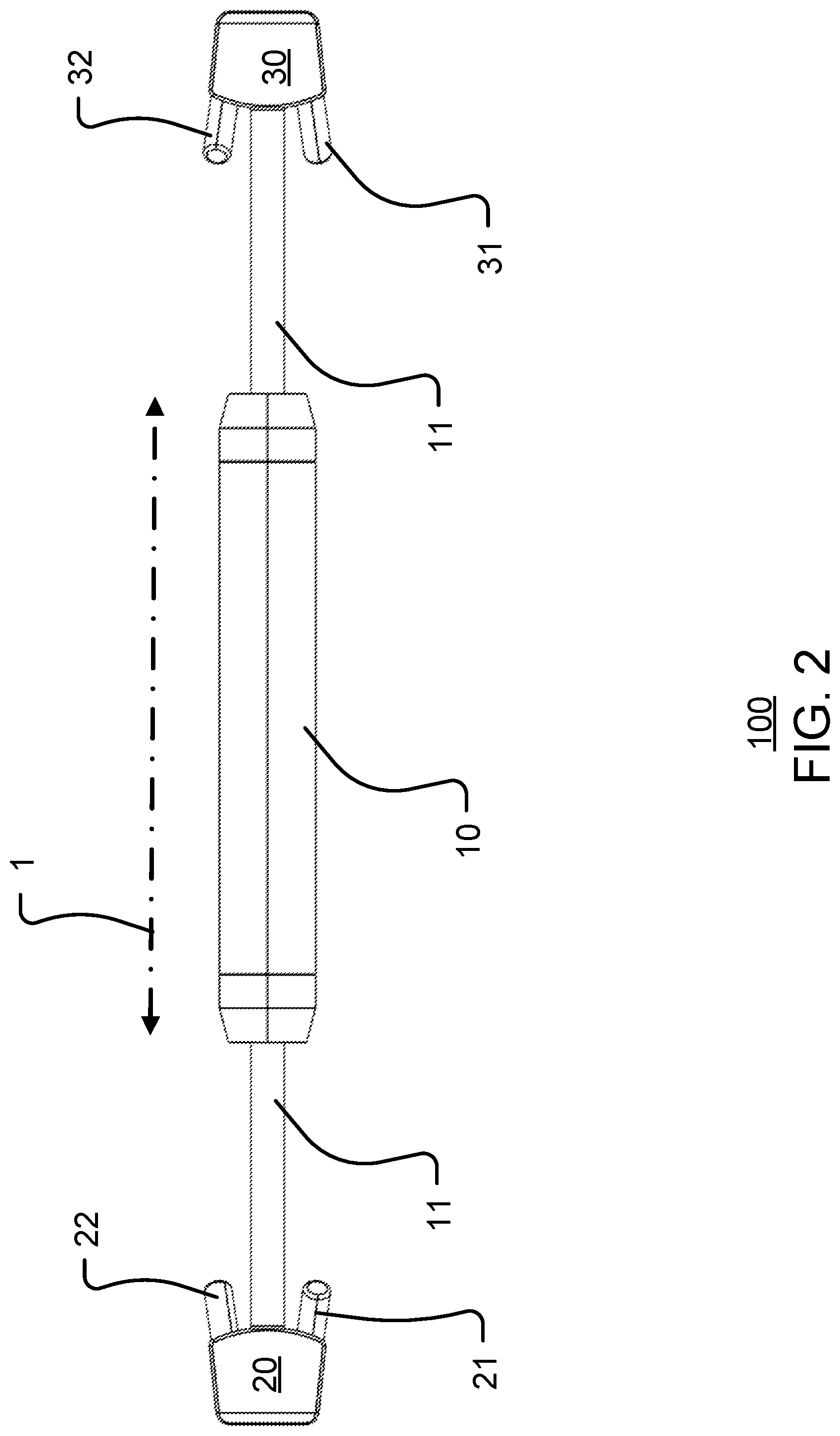 Patent US12324753 Figure 2 – Interbody trial instrument with screw trajectory indicators