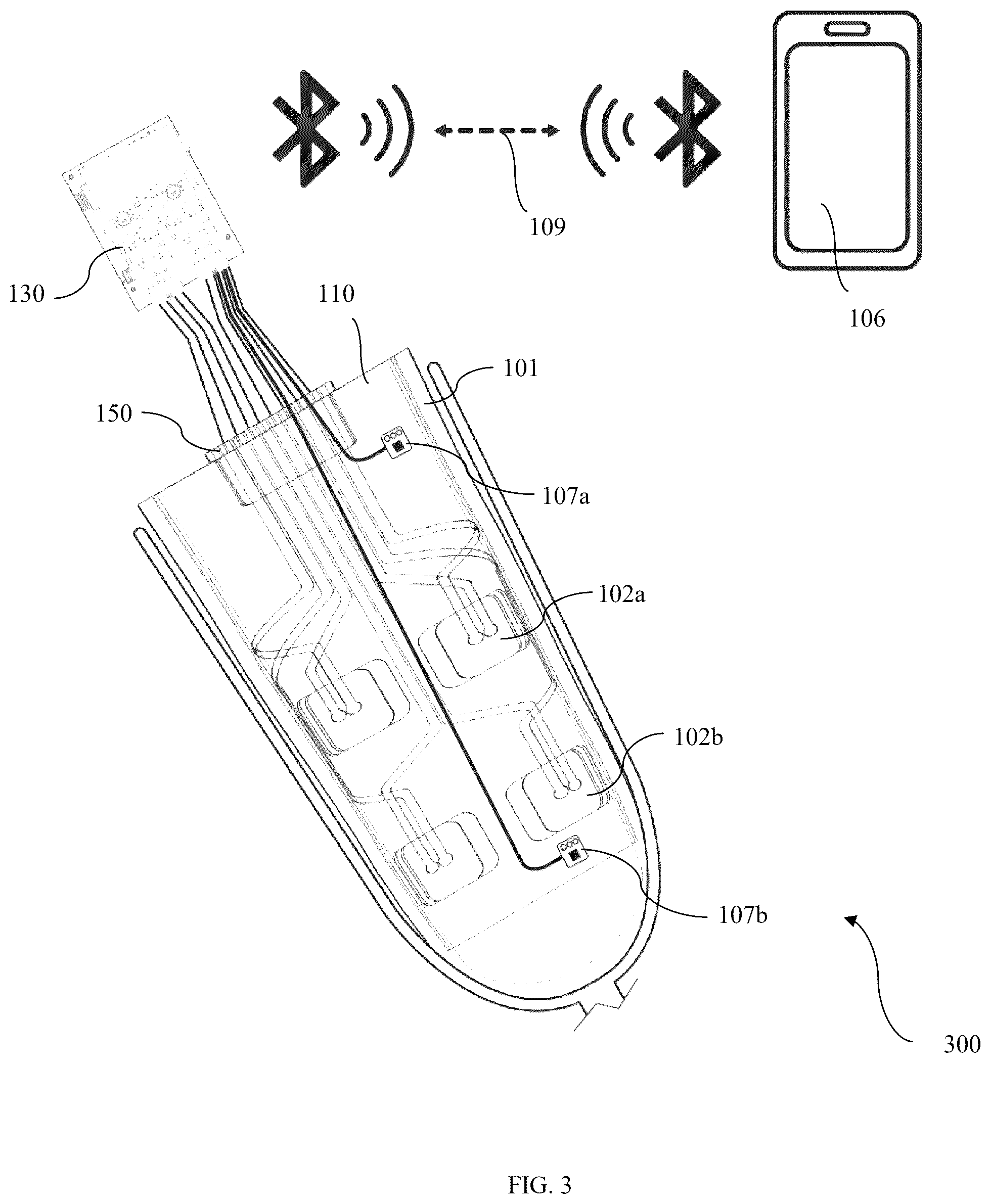 Patent US12324754 Figure 3 – System for residual limbs of amputees