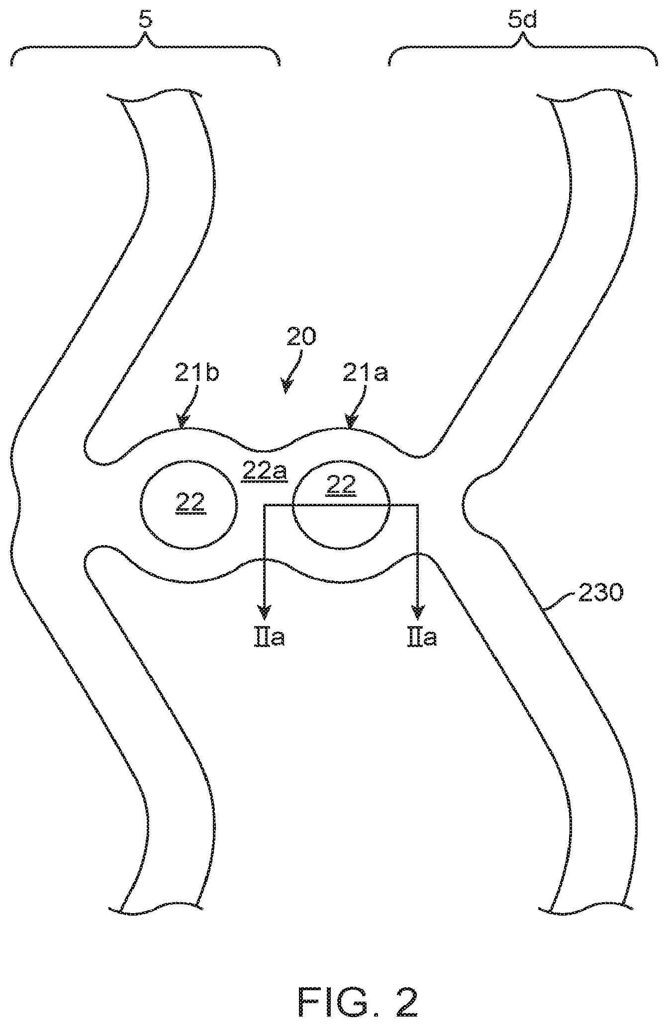 Patent US12324755 Figure 2 – Scaffolds having a radiopaque marker and methods for attaching a marker to a scaffold
