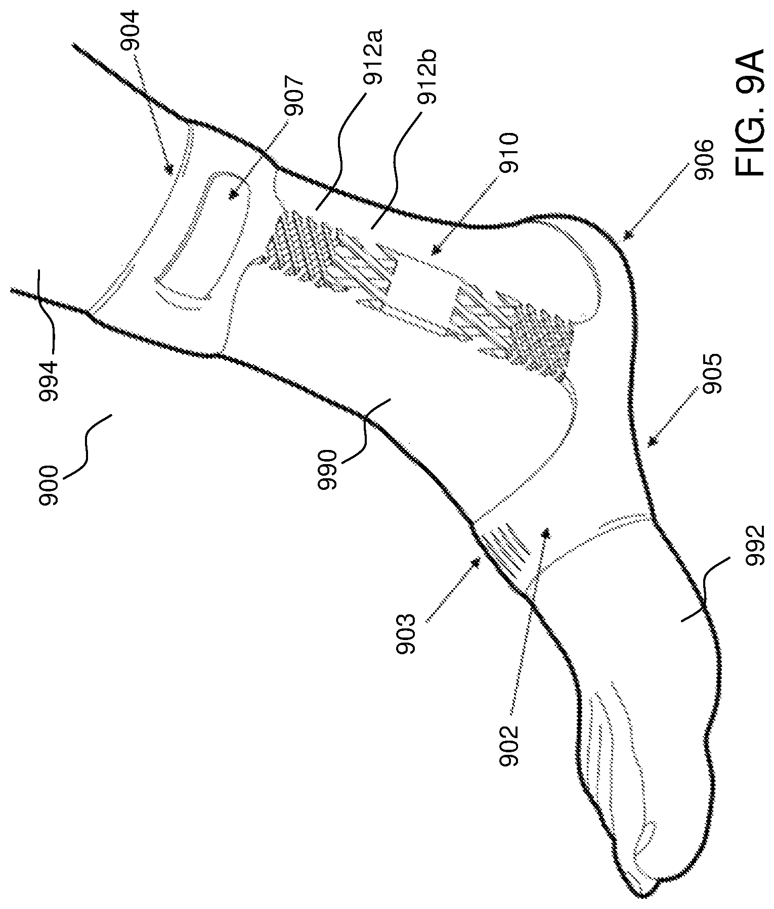 Patent US12324759 Figure 8 – Brace for a body joint and method of manufacturing thereof