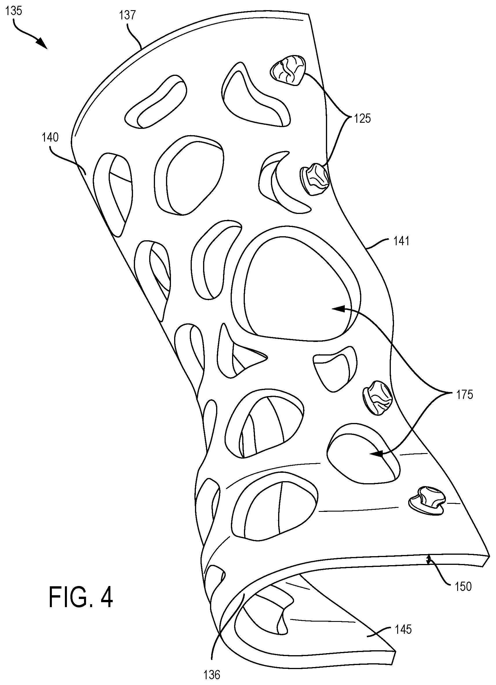Patent US12324760 Figure 4 – Adjustable brace and processes for making and using same