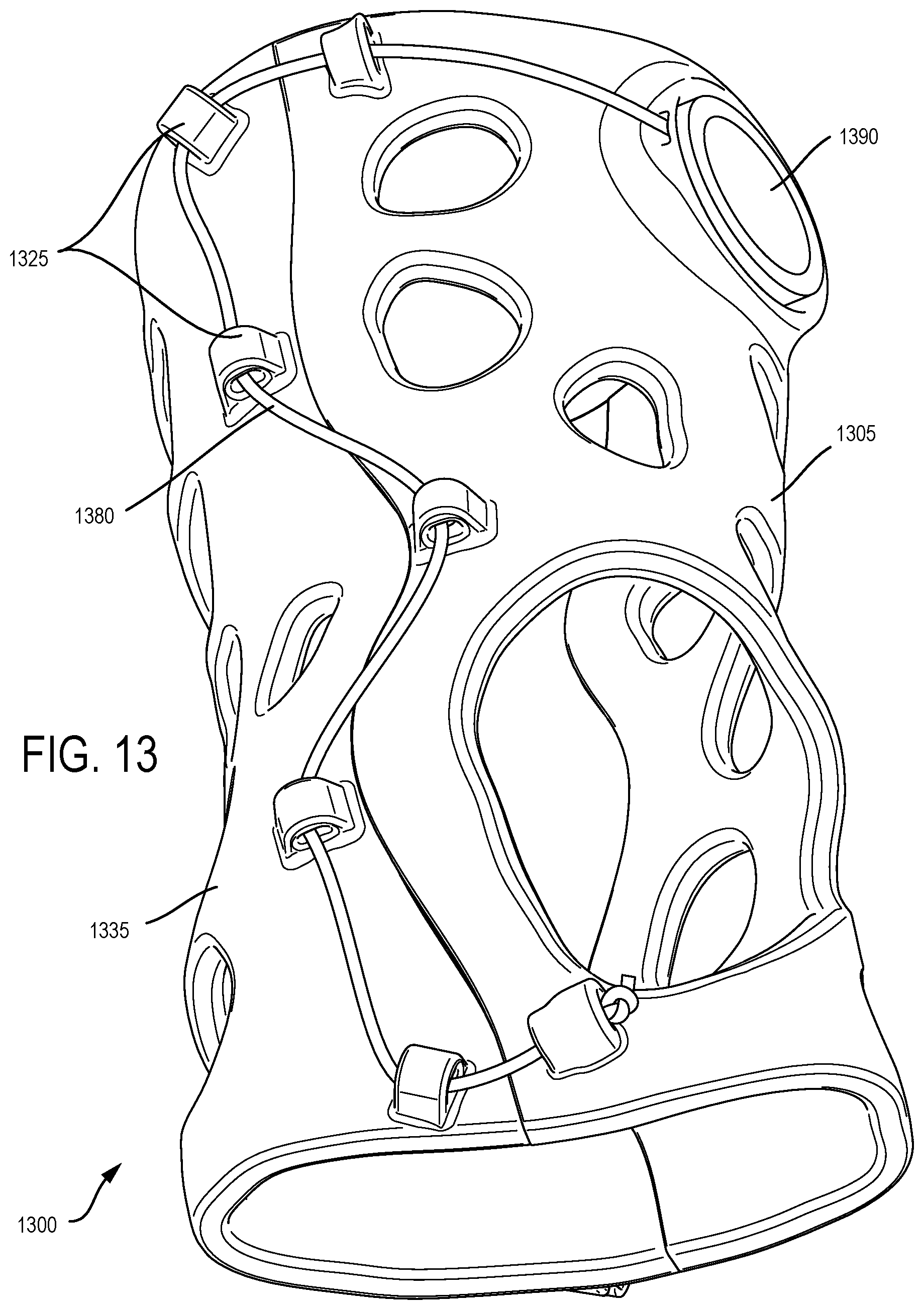 Patent US12324760 Figure 13 – Adjustable brace and processes for making and using same