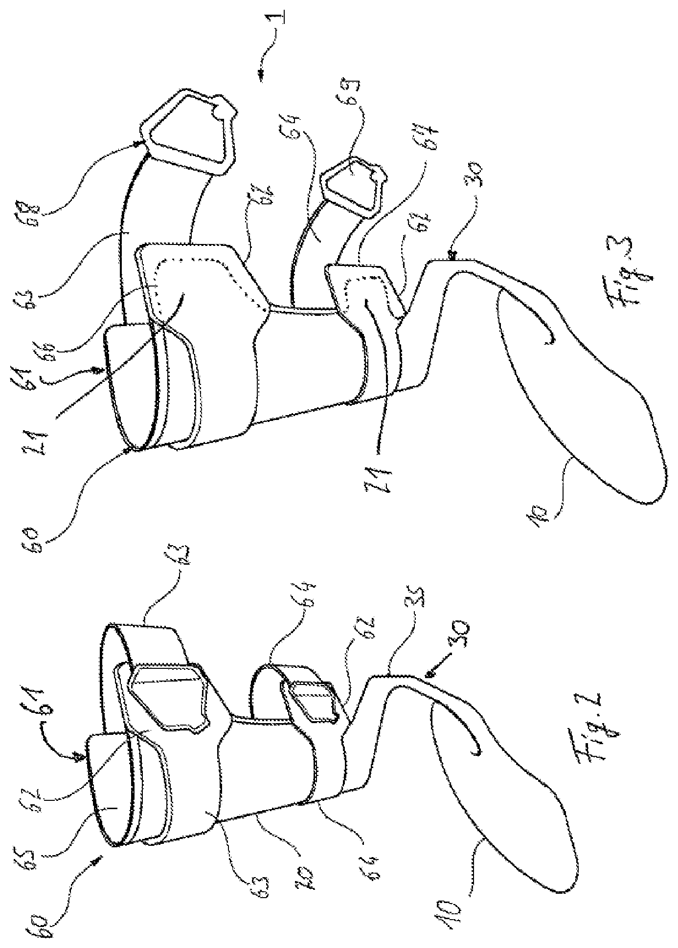 Patent US12324762 Figure 2 – Ankle/foot orthosis