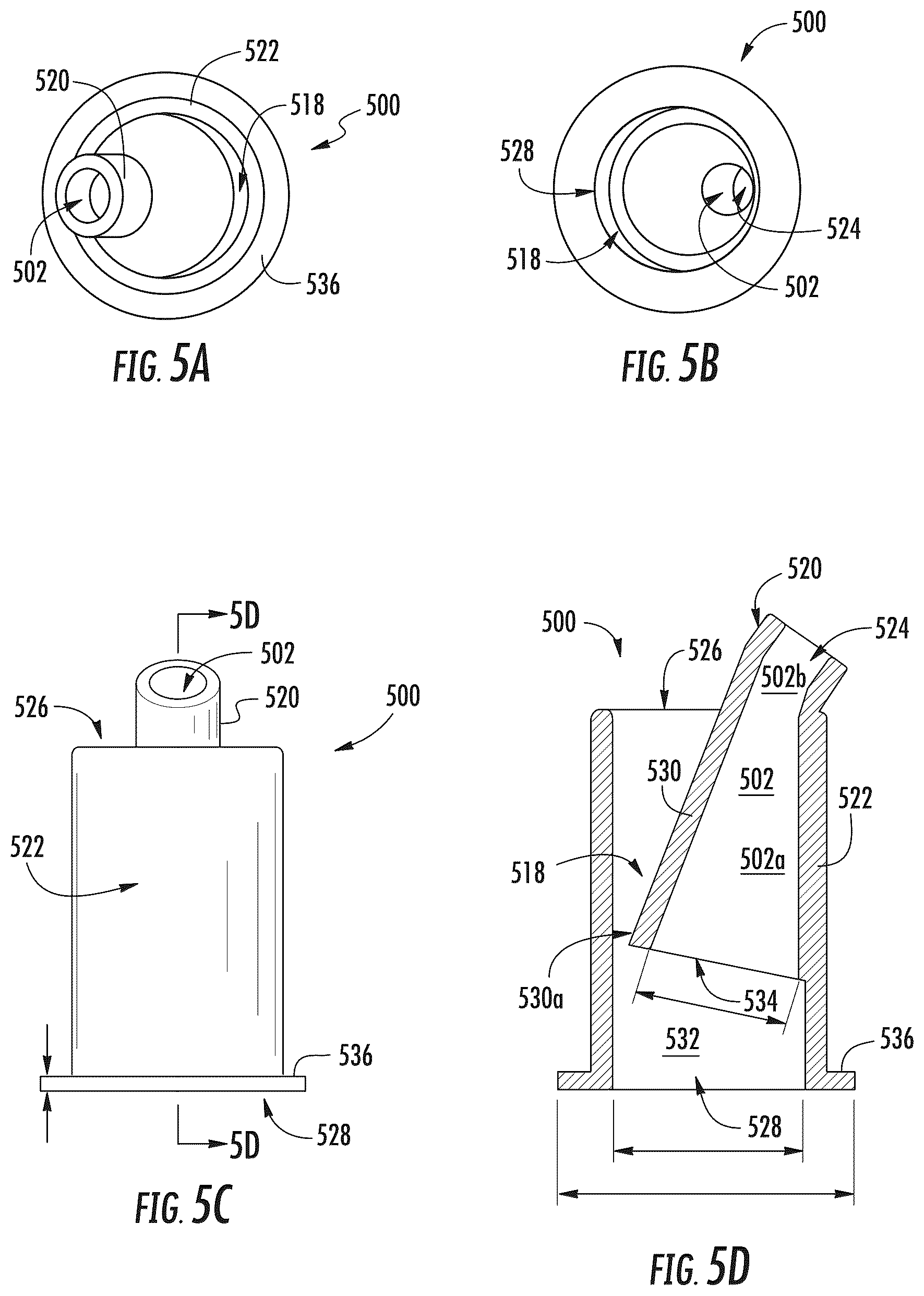 Patent US12324764 Figure 5 – Vented nasal plug