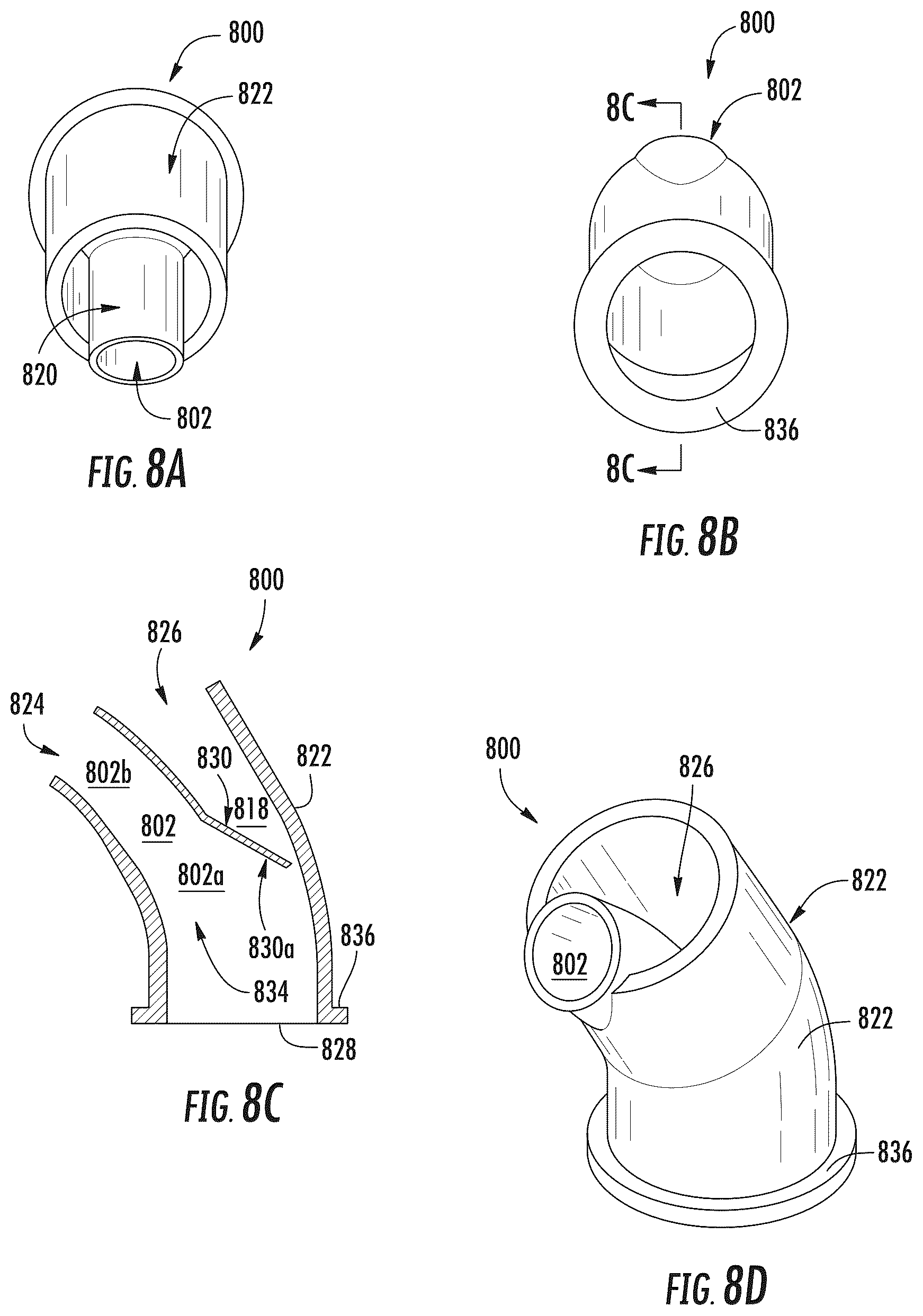 Patent US12324764 Figure 8 – Vented nasal plug