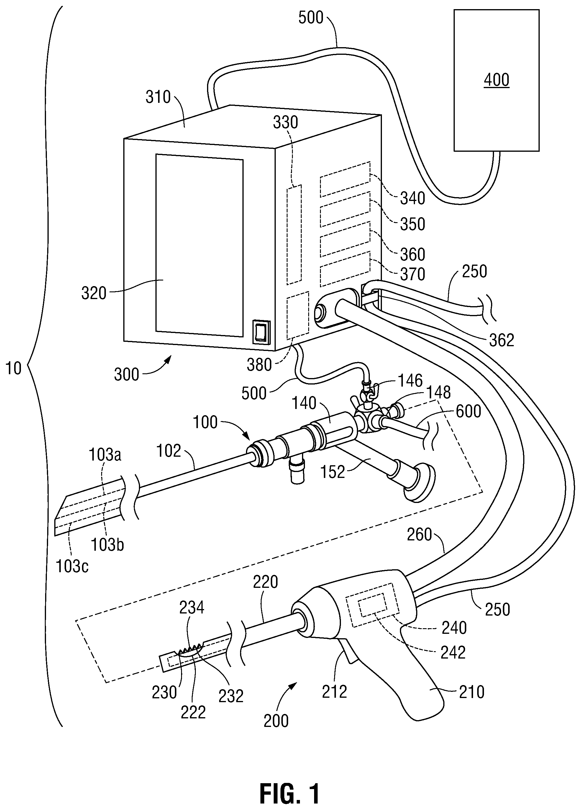 Patent US12324768 Figure 1 – Devices, systems, and methods for pre-heating fluid to be introduced into a patient during a surgical procedure