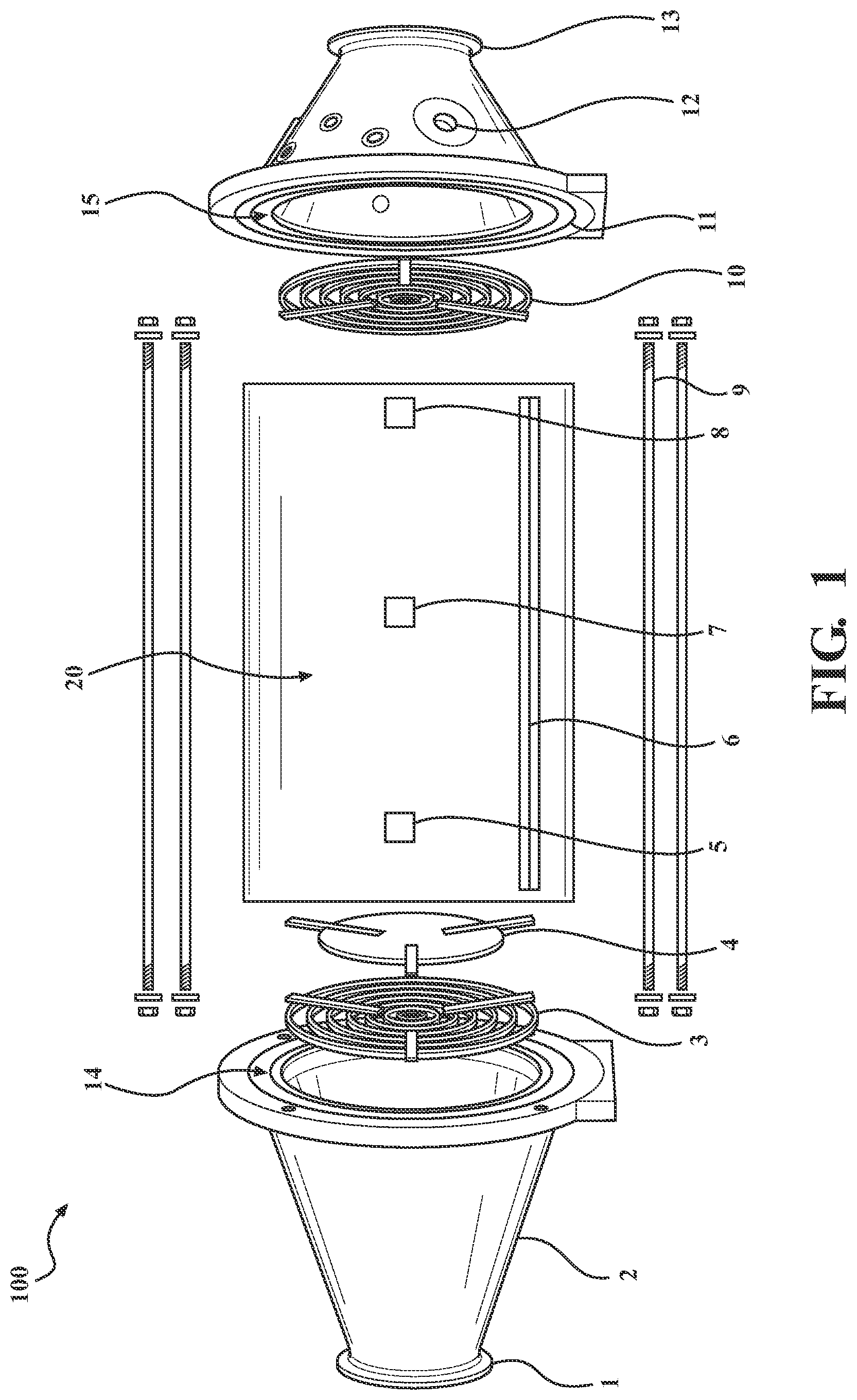Patent US12324773 Figure 1 – Horizontal whole-body exposure apparatus