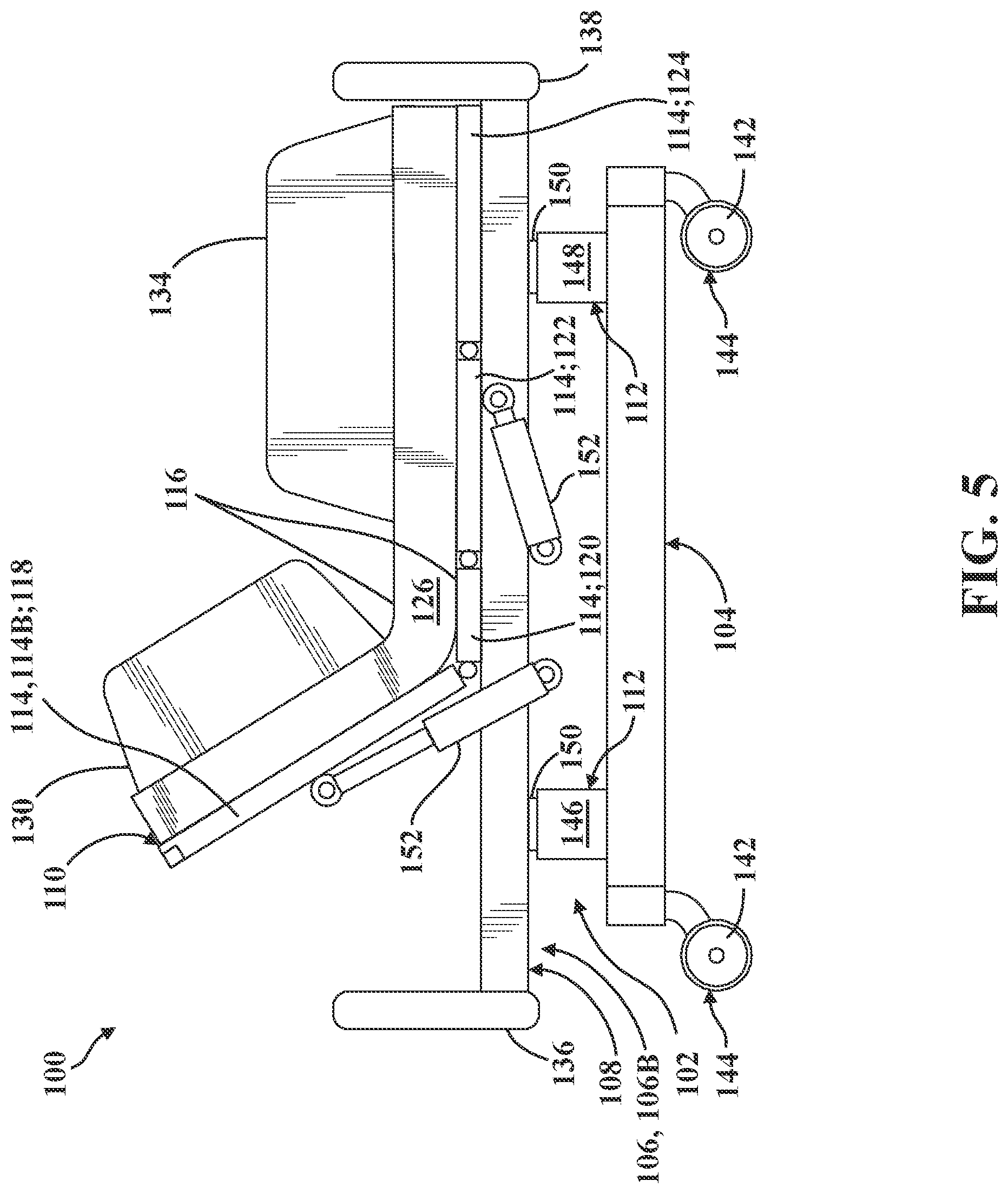 Patent US12324776 Figure 8 – Patient support apparatus for treating patients presenting behavioral health indicia